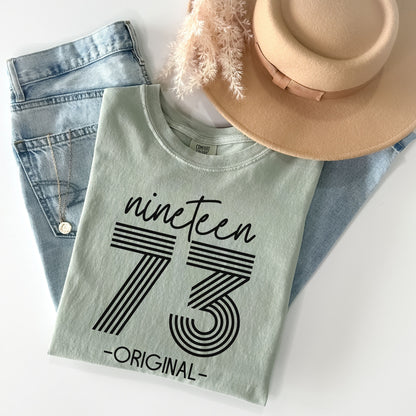 Comfort Colors 1973 Original Shirt, 50th Birthday Shirt, 50th Bday Tee