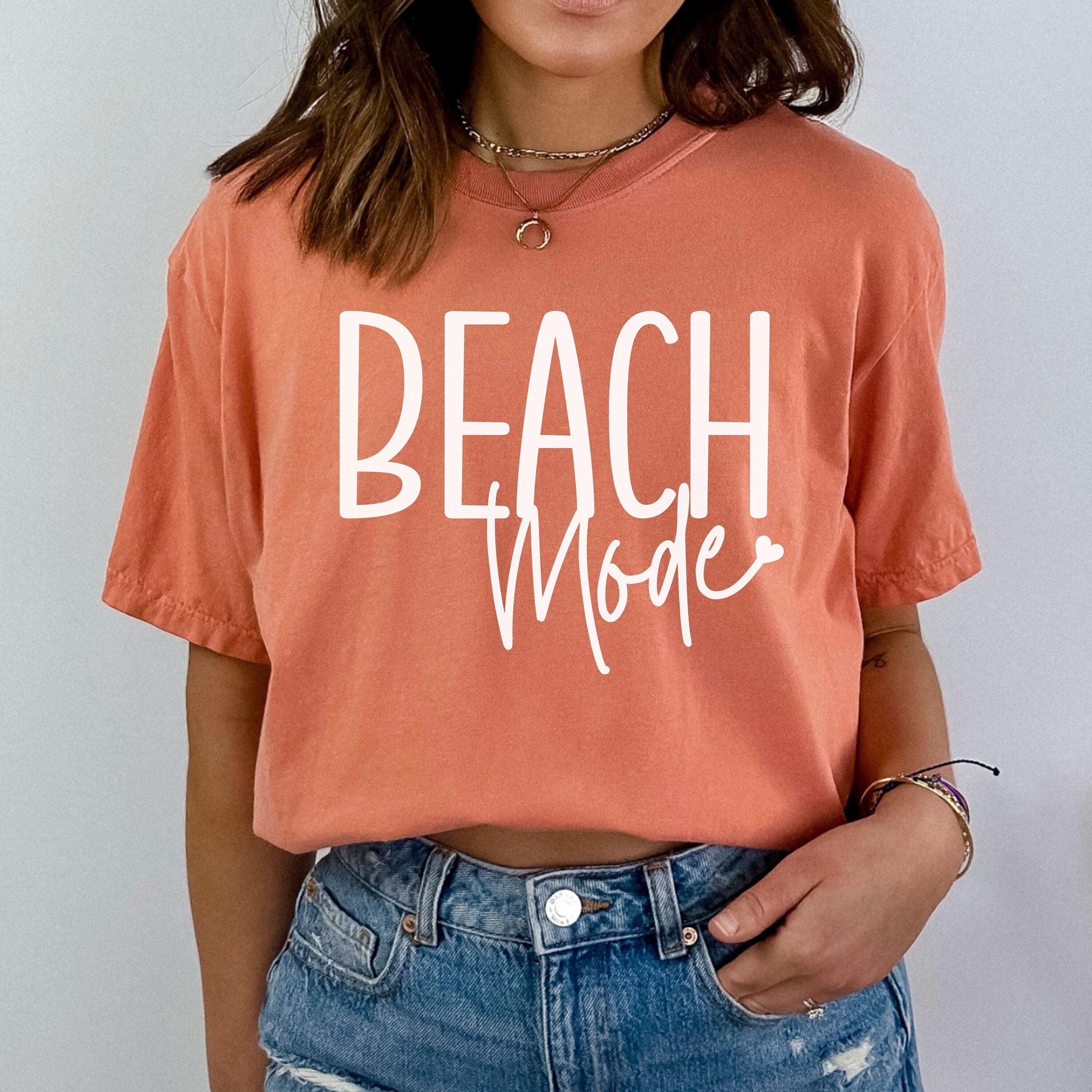 Comfort Colors Beach Vacation Shirt, Women's Beach Shirt, Oversized Beach Shirt