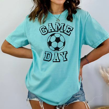 Comfort Colors Game Day Shirt, soccer shirt, soccer fan gift