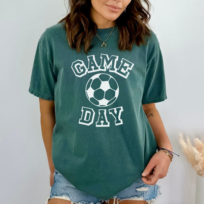 Comfort Colors Game Day Shirt, soccer shirt, soccer fan gift