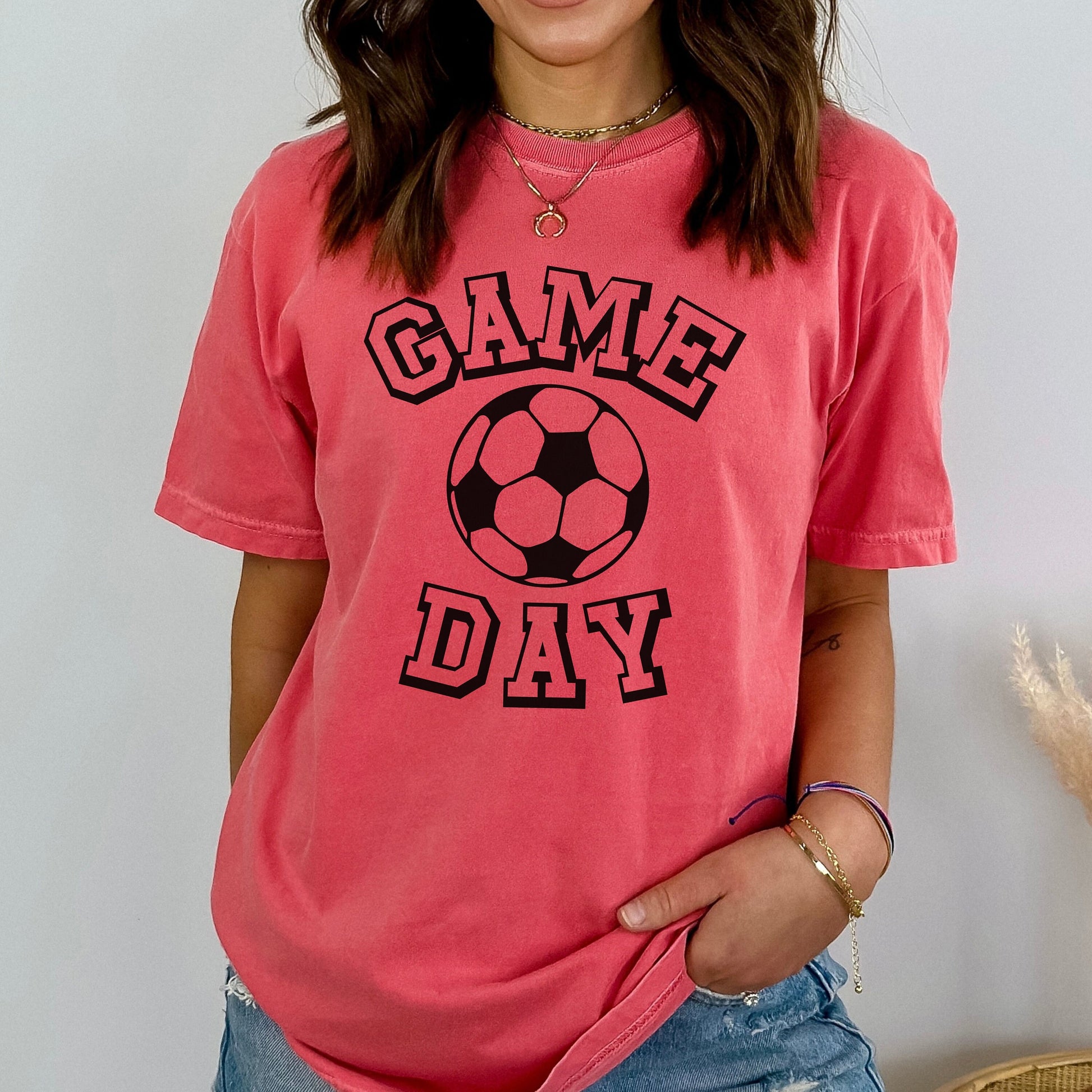 Comfort Colors Game Day Shirt, soccer shirt, soccer fan gift