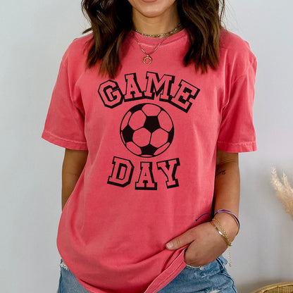 Comfort Colors Game Day Shirt, soccer shirt, soccer fan gift