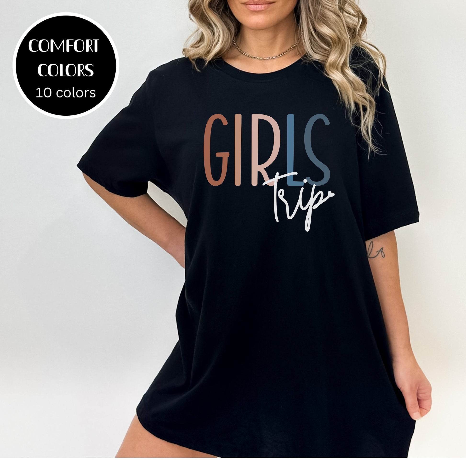 Comfort Colors Girls Trip Shirt, Girls Spring Break Tshirt