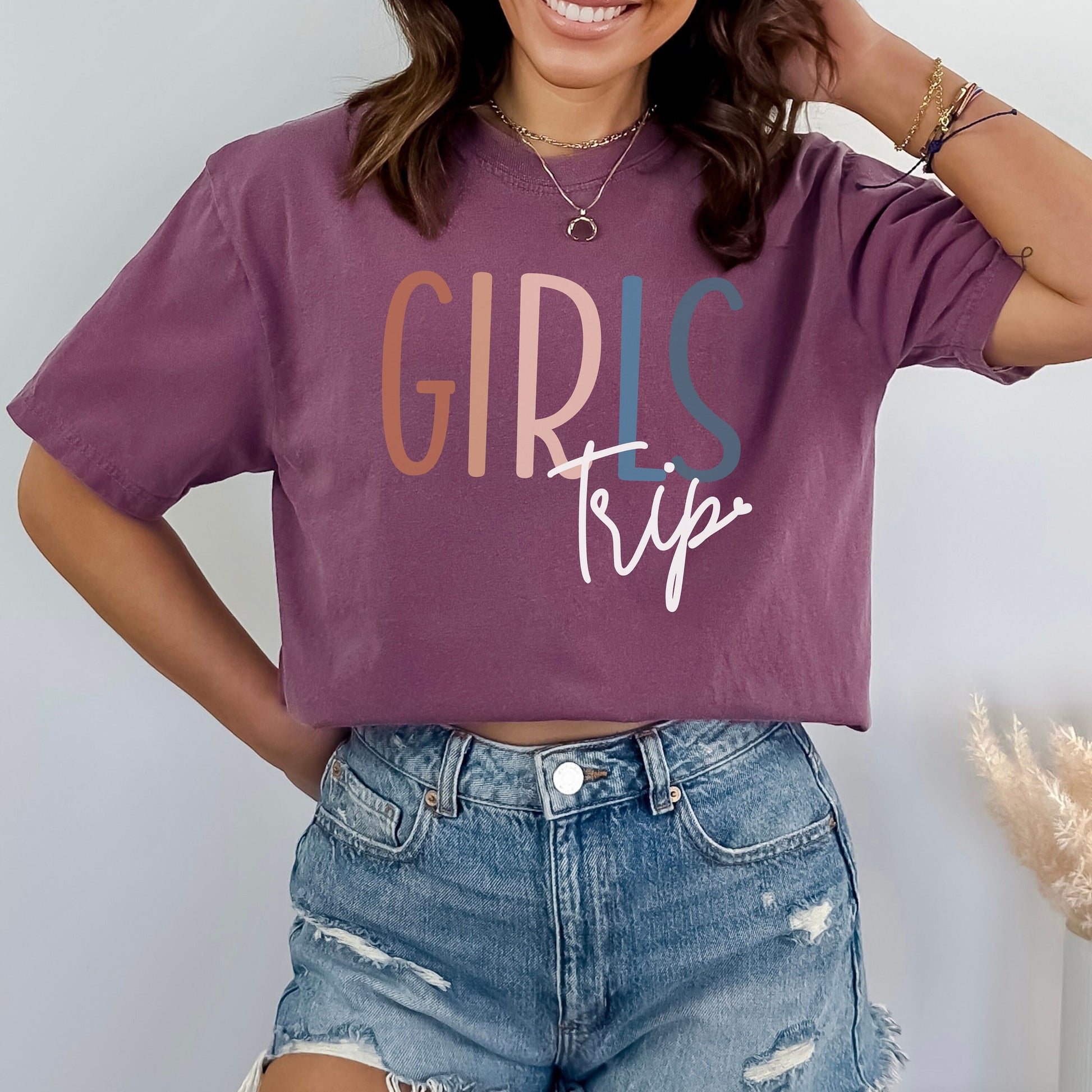 Comfort Colors Girls Trip Shirt, Girls Spring Break Tshirt