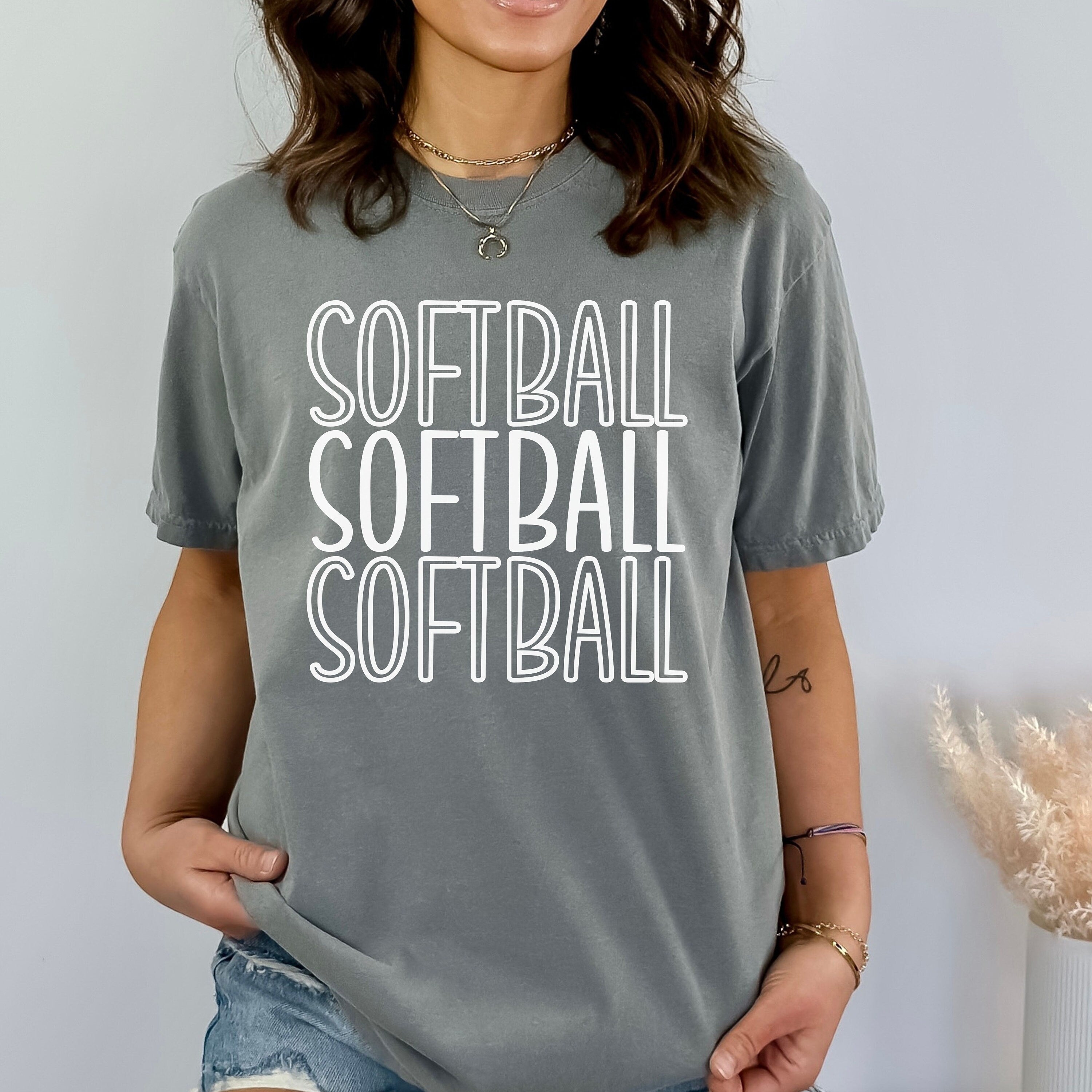 Comfort Colors Softball Shirt, Cute Softball Life Shirt