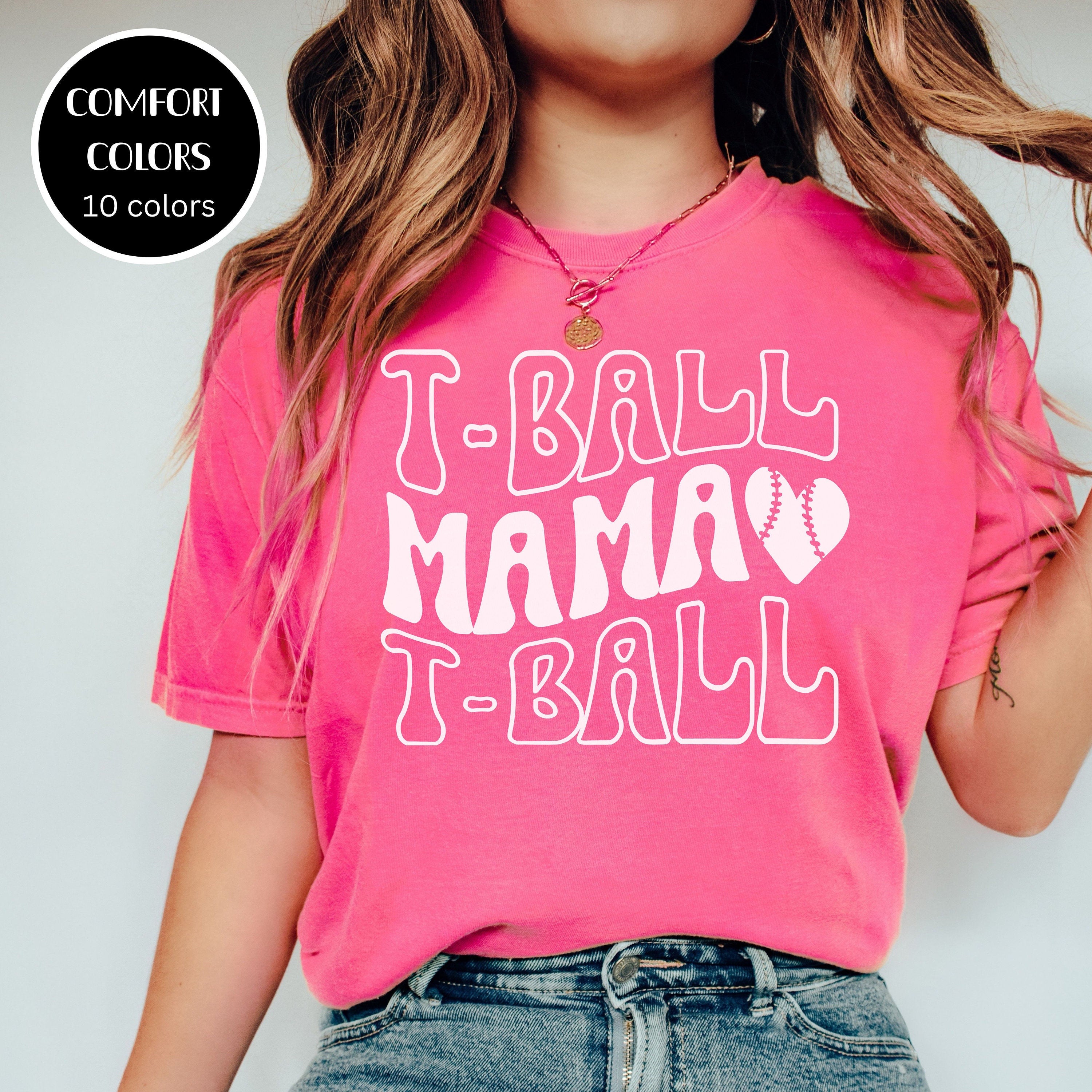 Tee Ball Mom Shirt, Tball Shirts, Tball Mom, Baseball Mom Appare