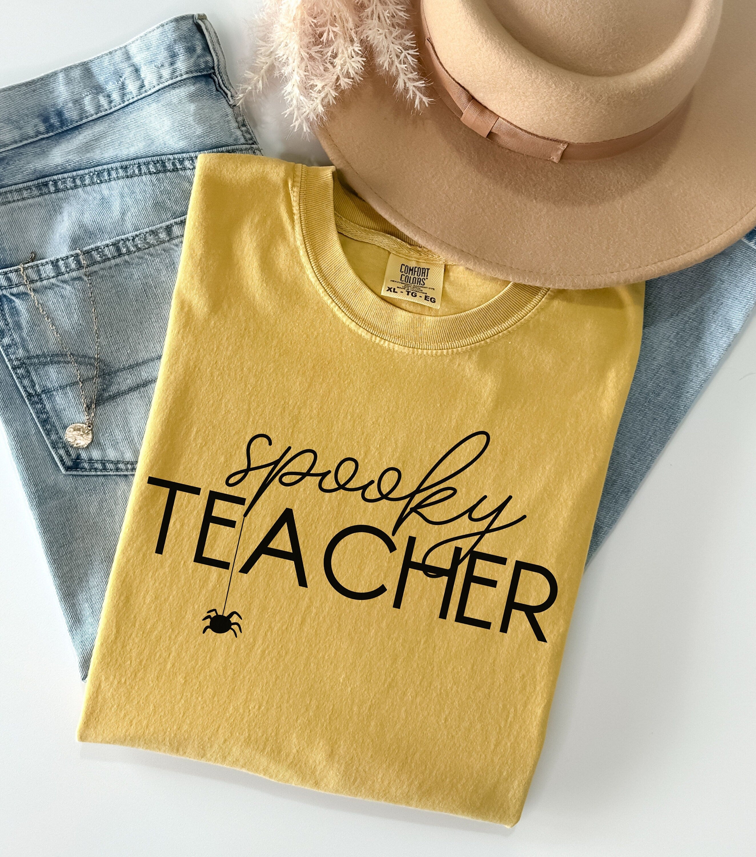 Comfort Colors Teacher Halloween Shirt, Group Teacher Halloween shirt