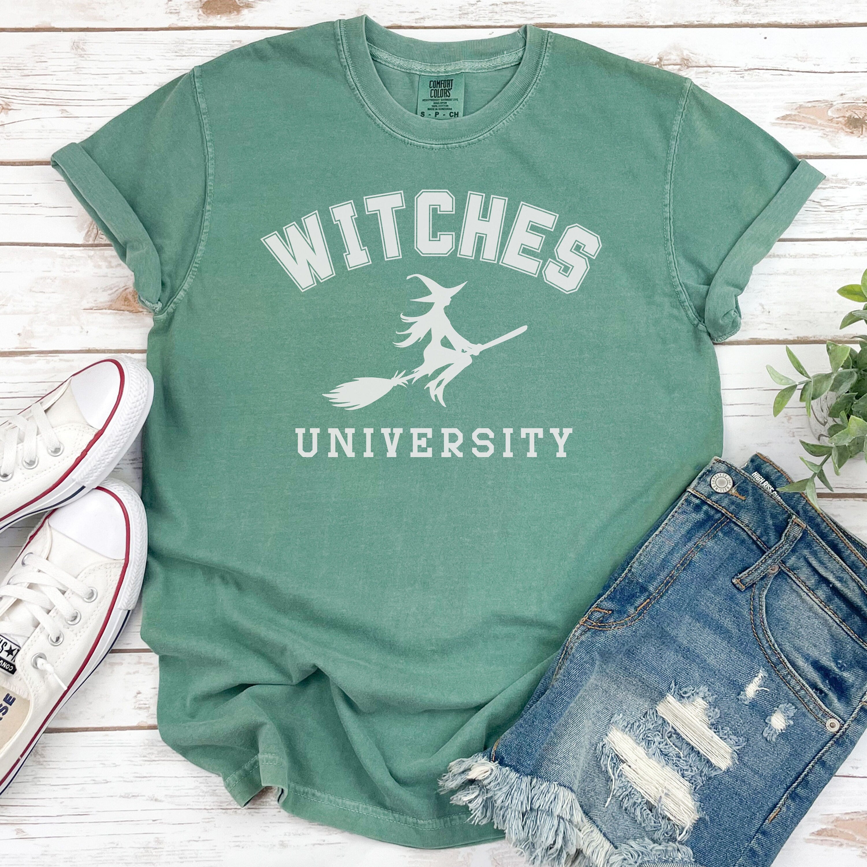 Comfort Colors Witch Shirt, Women's Halloween Tshirt , Witch Halloween Tee