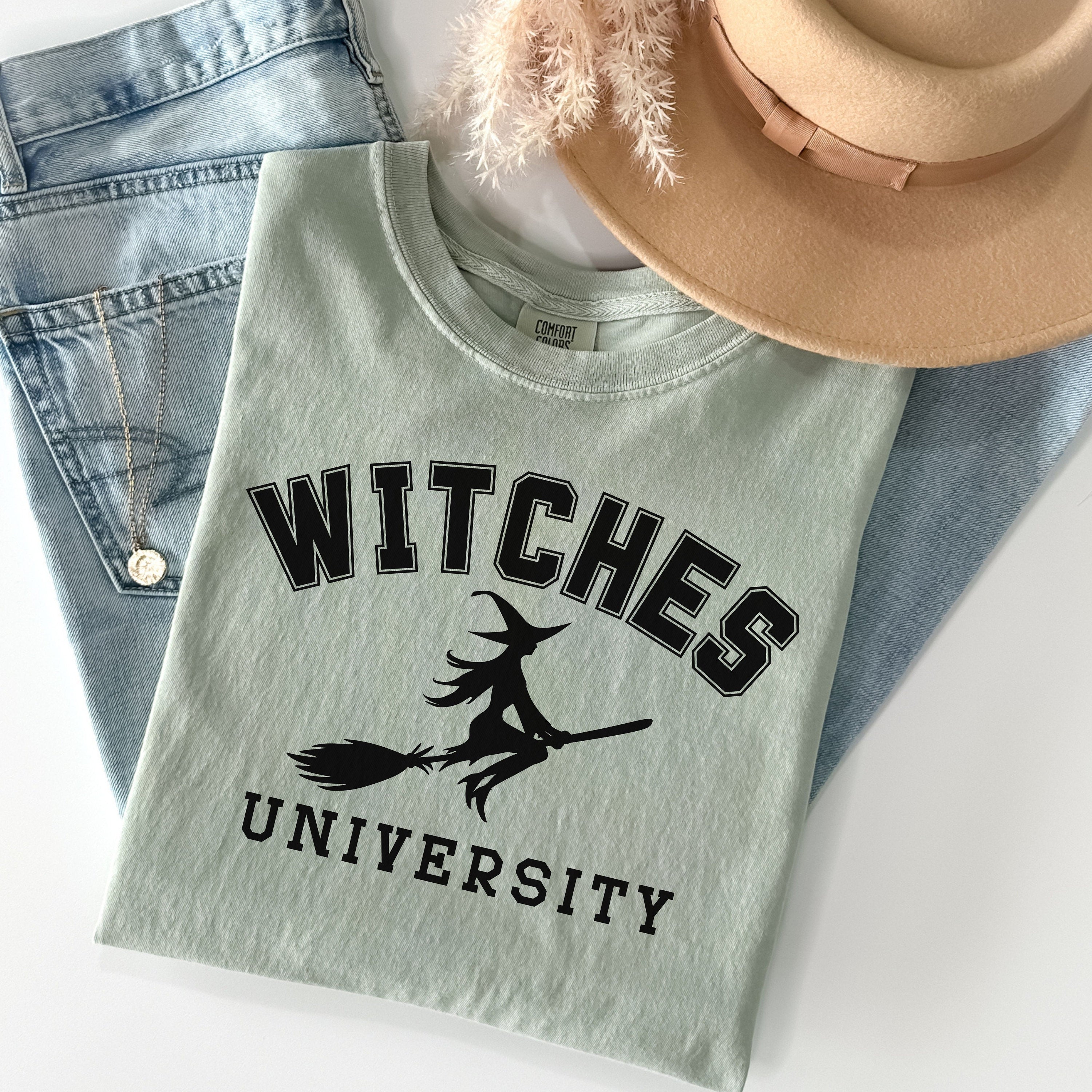 Comfort Colors Witch Shirt, Women's Halloween Tshirt , Witch Halloween Tee