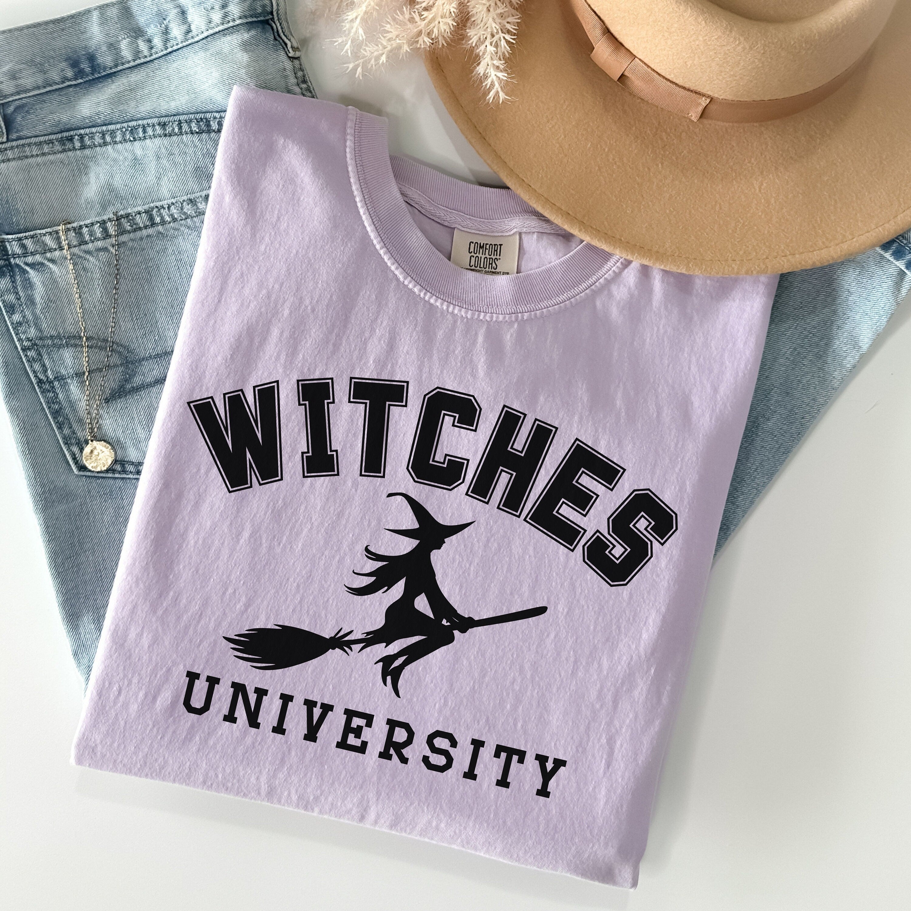 Comfort Colors Witch Shirt, Women's Halloween Tshirt , Witch Halloween Tee