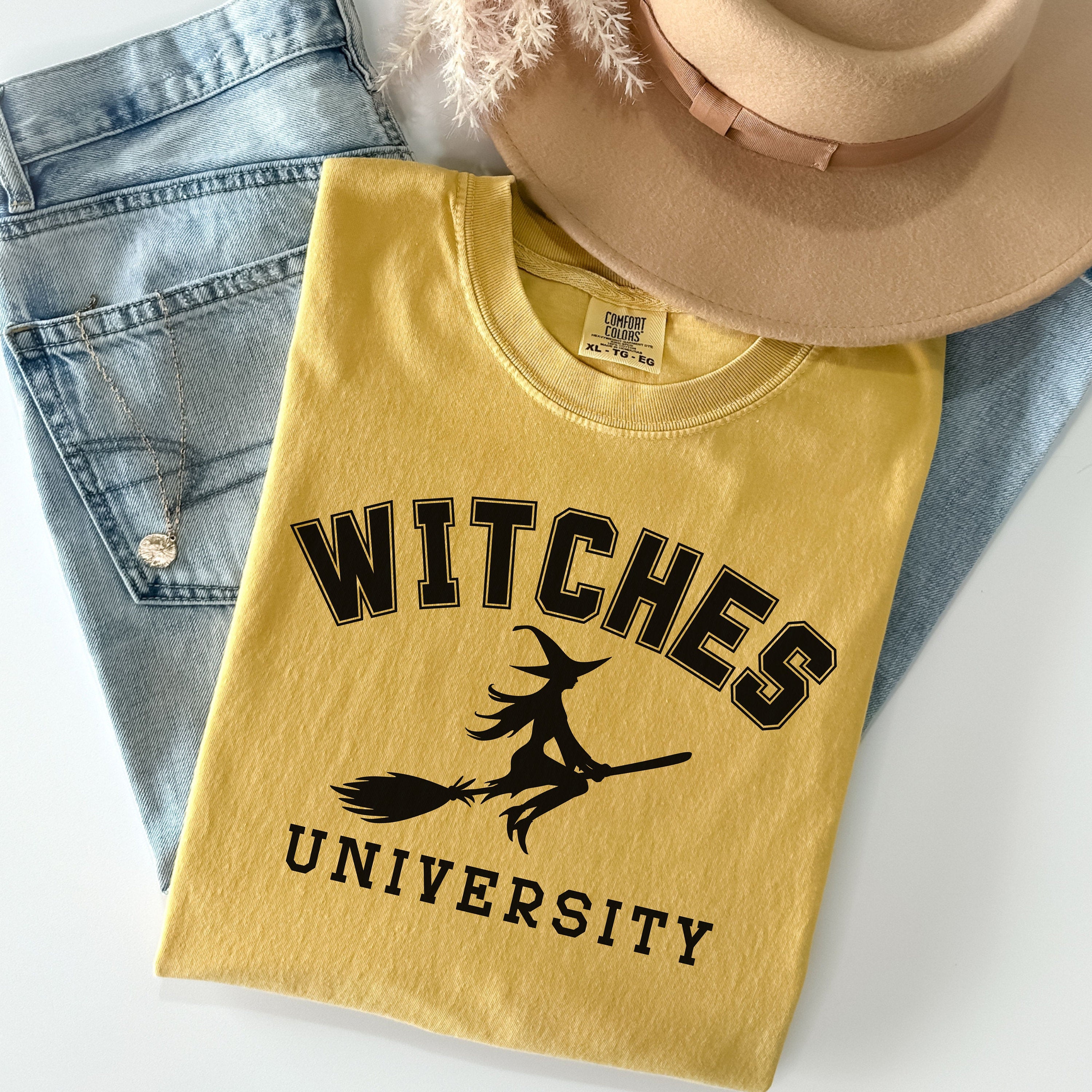 Comfort Colors Witch Shirt, Women's Halloween Tshirt , Witch Halloween Tee