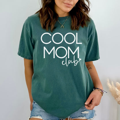 Cool mom club shirt, comfort colors mom shirt, mother's day gift