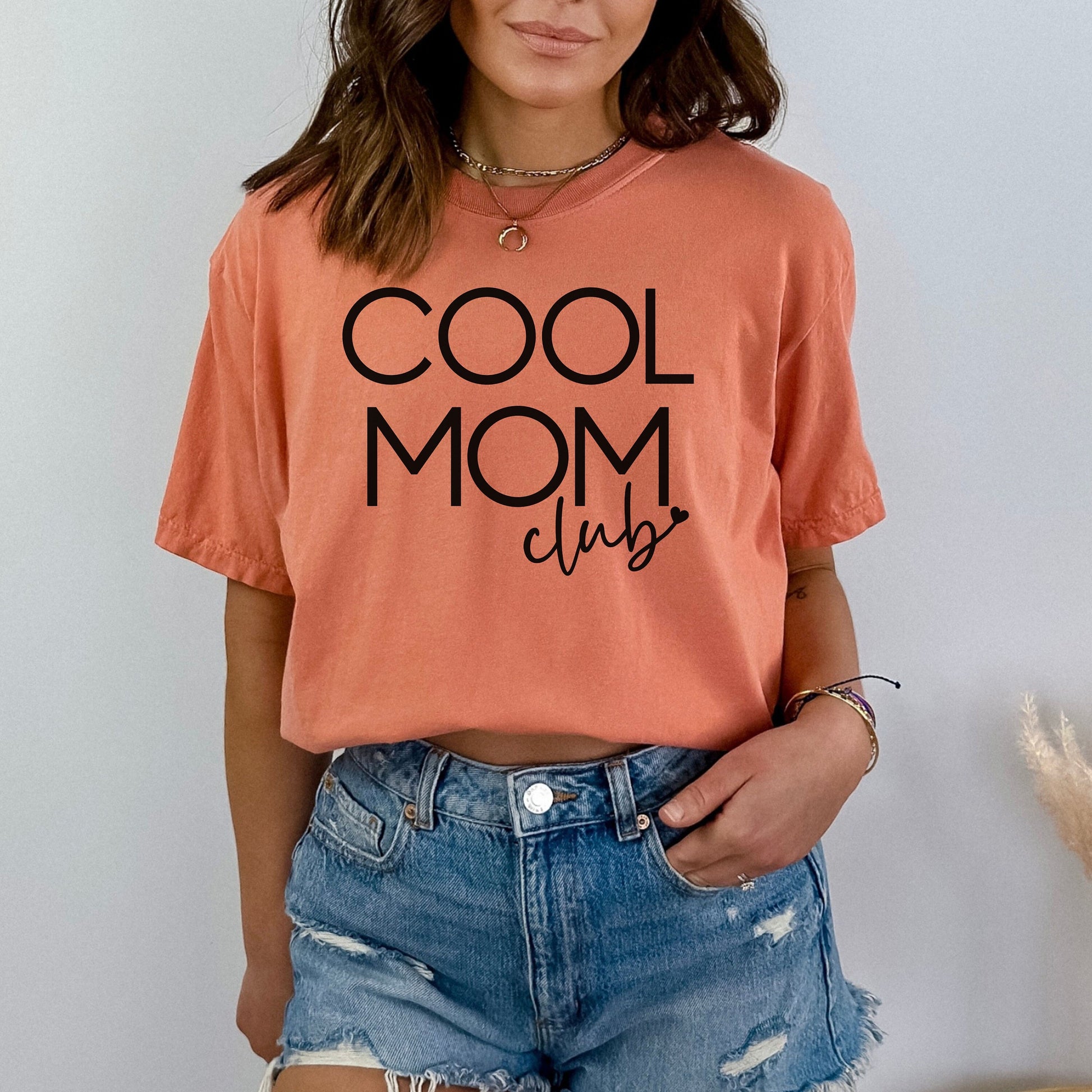 Cool mom club shirt, comfort colors mom shirt, mother's day gift