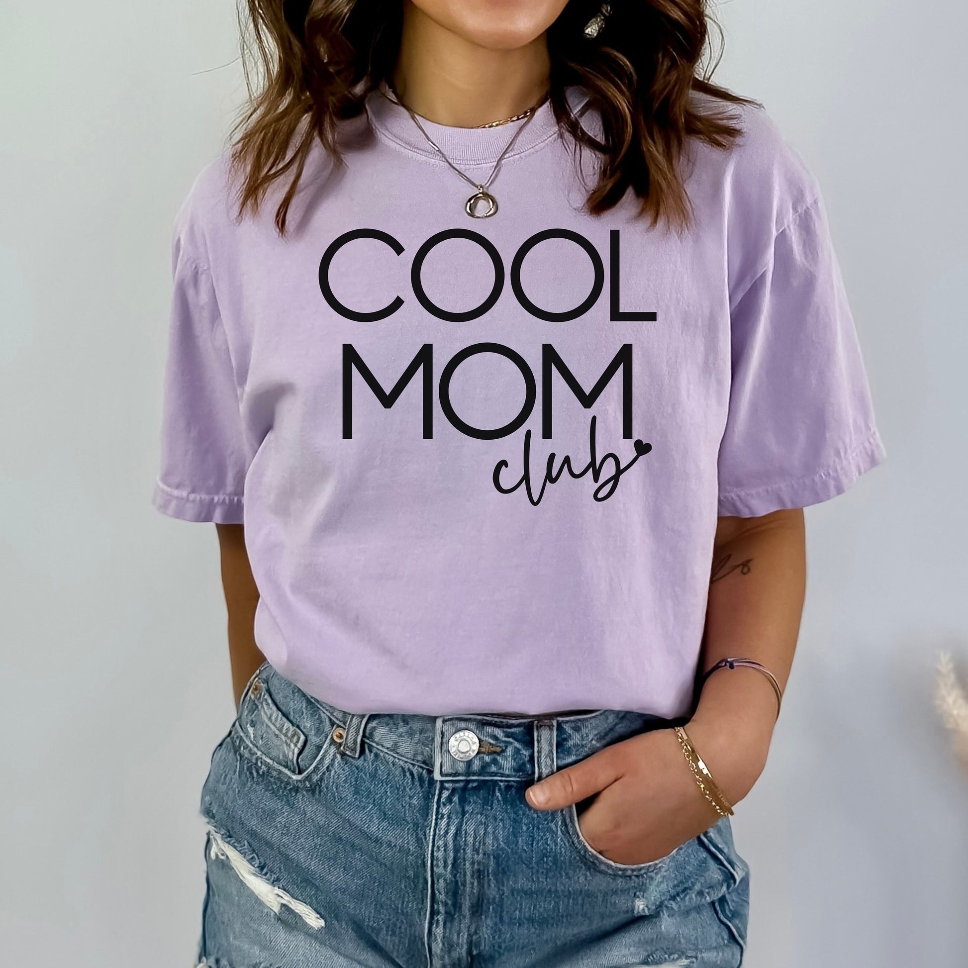 Cool mom club shirt, comfort colors mom shirt, mother's day gift