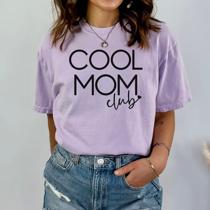 Cool mom club shirt, comfort colors mom shirt, mother's day gift