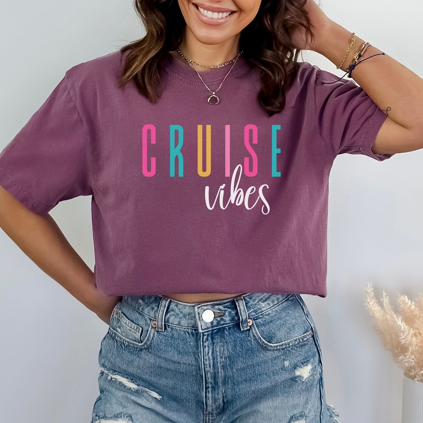 Cruise Vibes Shirt, Cruise vibes tshirt, cruise vacation shirt, girls trip tshirts