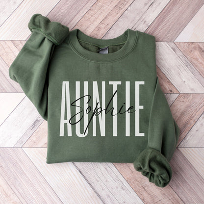 Auntie Crewneck, Gift for Aunt, Pregnancy Announcement