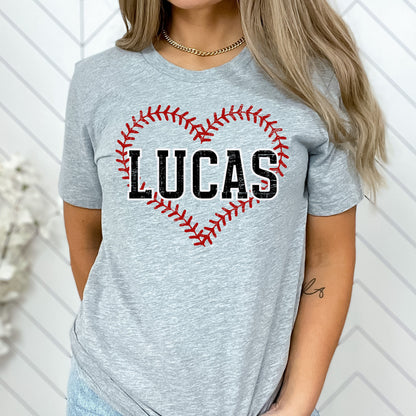 Custom Baseball Name Shirt, Personalized Baseball Mom Shirt, Baseball Fan Shirt