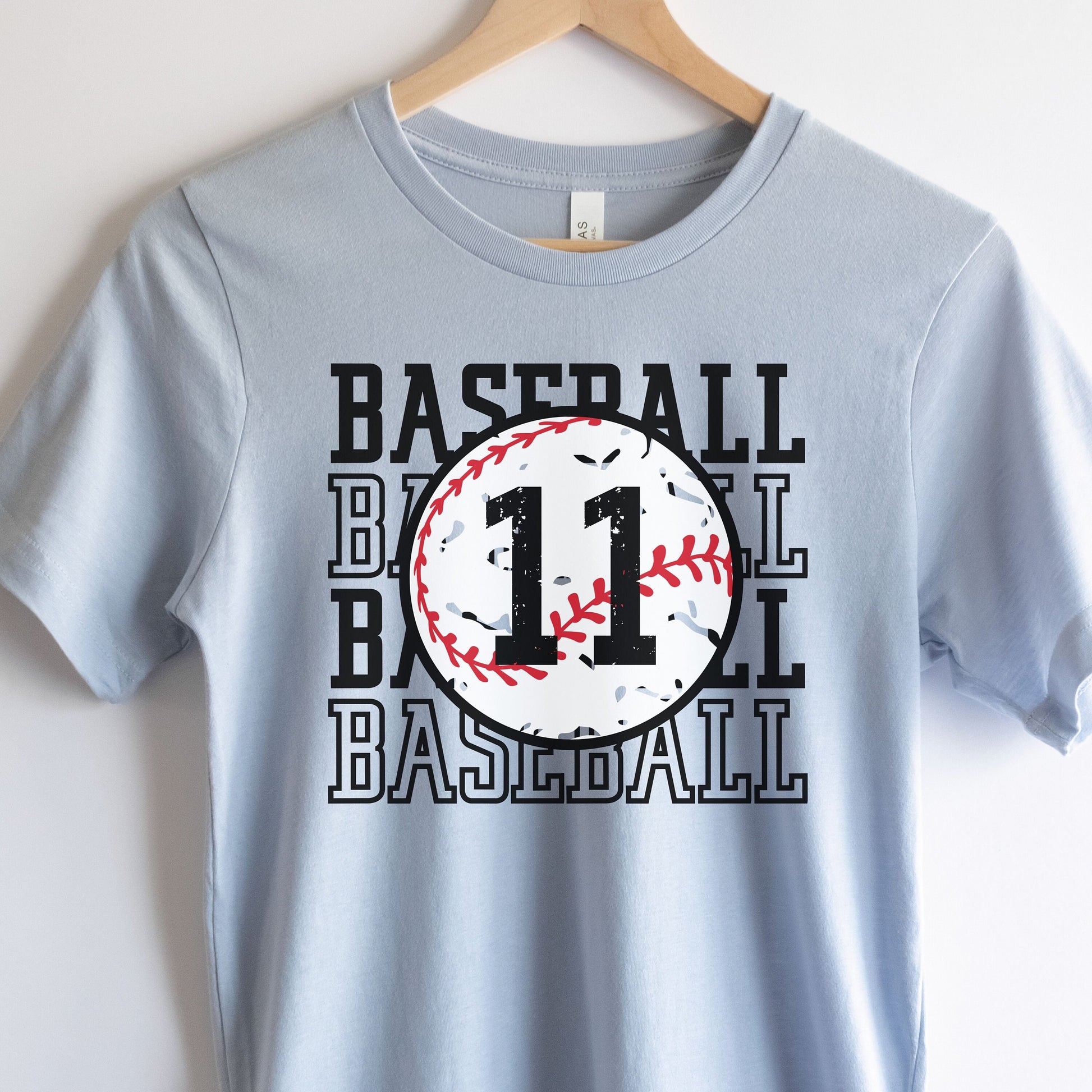 Baseball Number Shirt, Men's Custom Baseball Shirt, Personalized Baseball Shirt