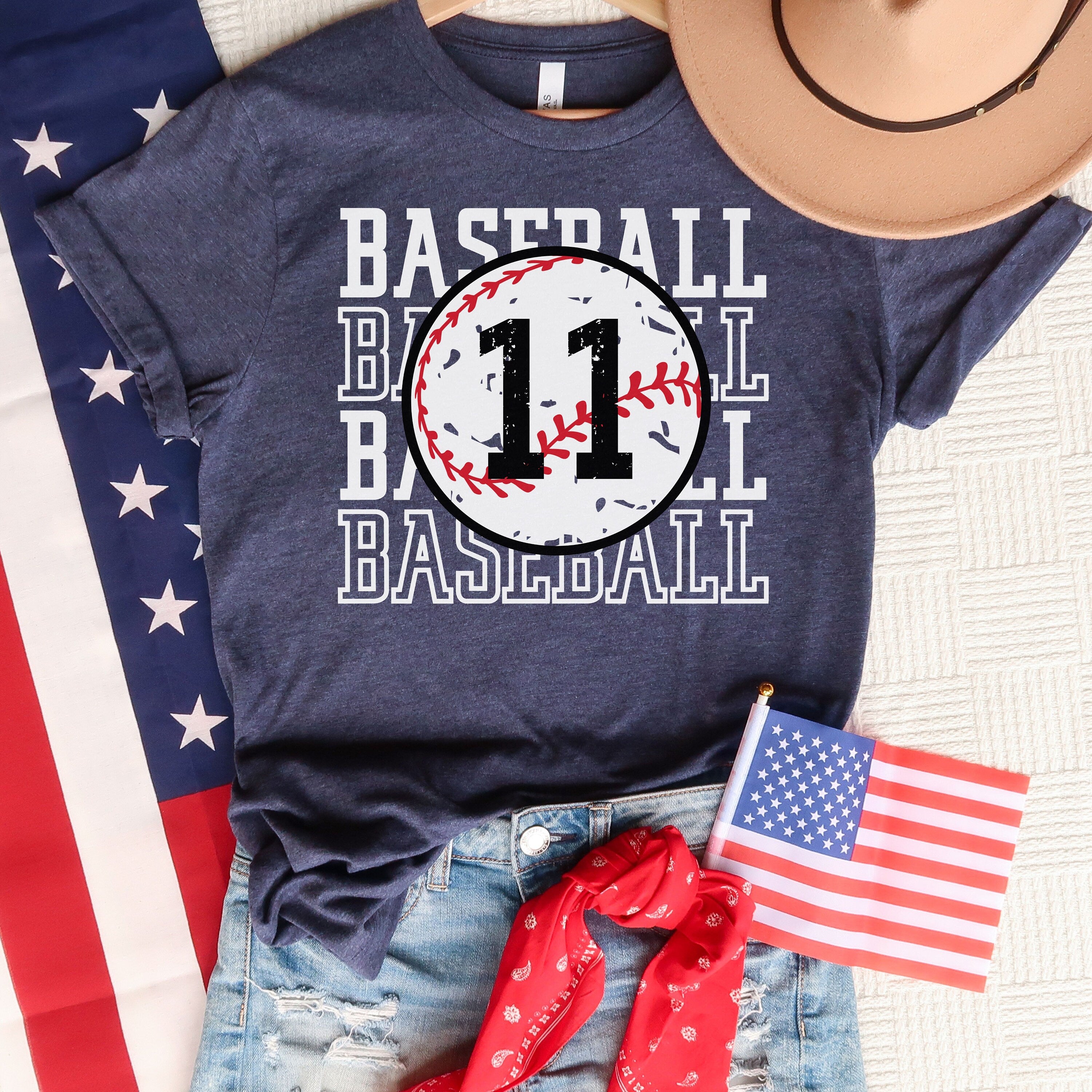 Personalized Baseball Mom Shirt, Baseball Fan Shirt, Cute Baseball Heart Shirt