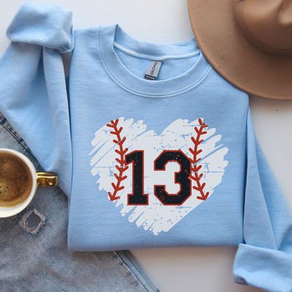 Baseball Mom Sweatshirt, Personalized Baseball Sweatshirt