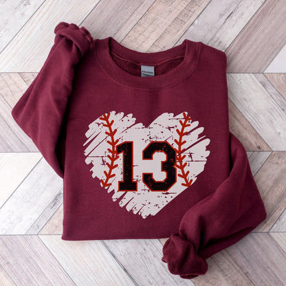 Baseball Mom Sweatshirt, Personalized Baseball Sweatshirt