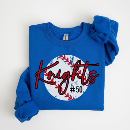 Custom Baseball Sweatshirt, Personalized Baseball Mom Crewneck