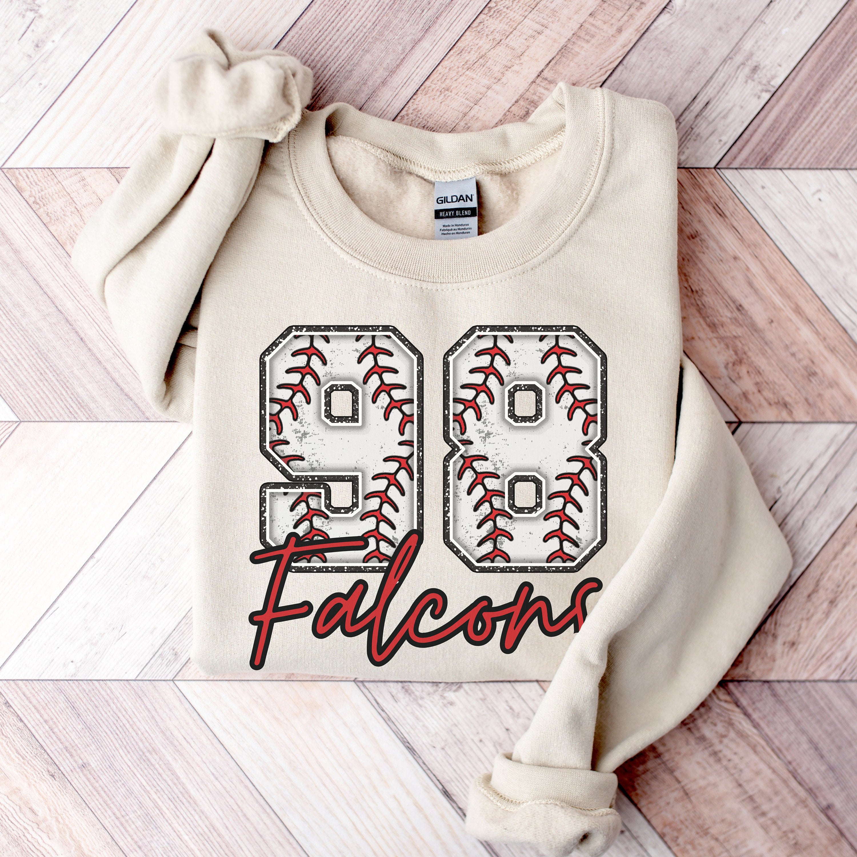 Custom Baseball Sweatshirt, Distressed Baseball Pullover, Baseball Number Sweater