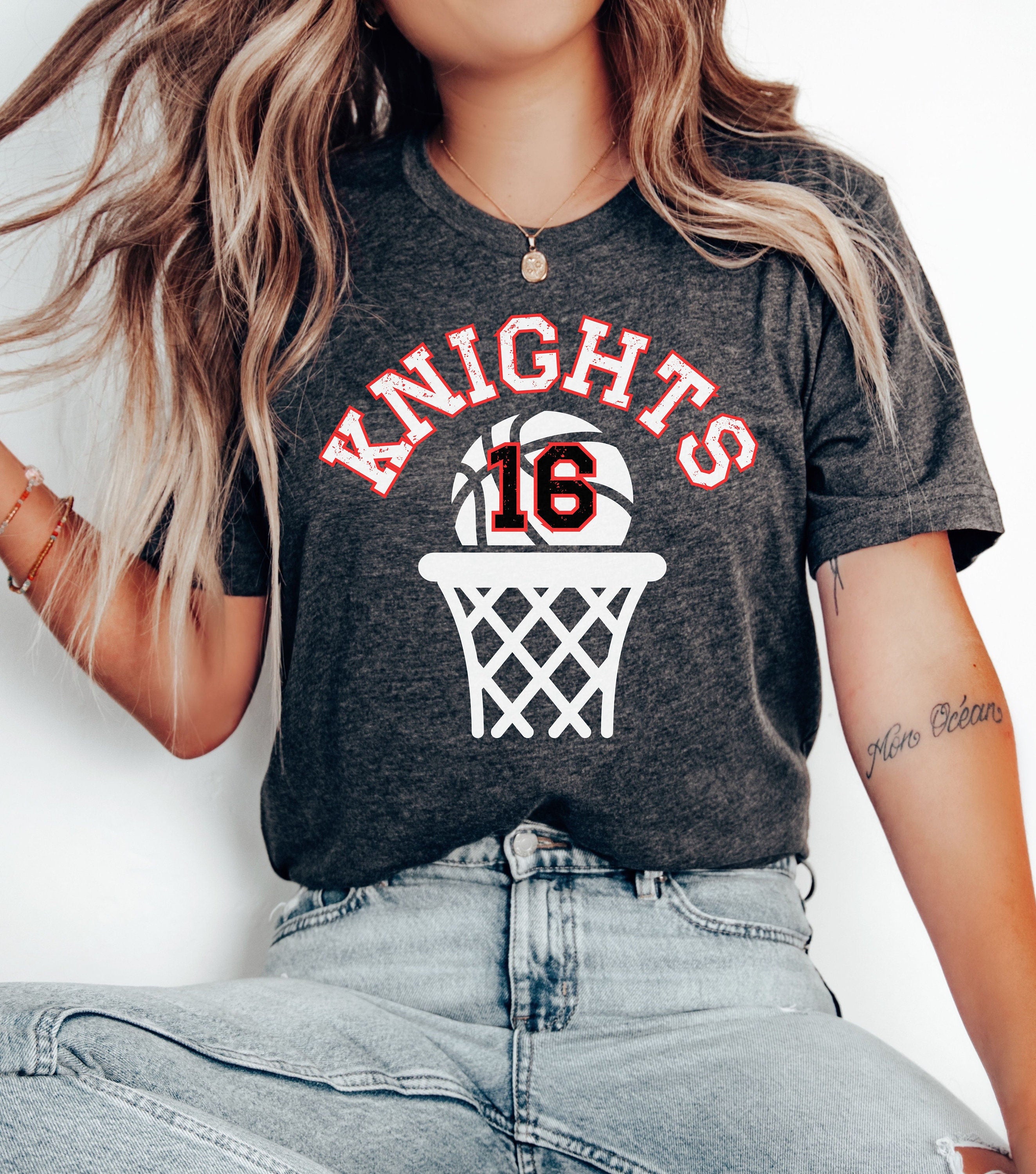 Personalized Basketball Mom Shirt, Basketball Team Gift, Custom Basketball Tee