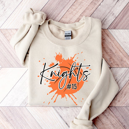 Basketball Number Sweatshirt, Personalized Basketball Mom Shirt, Basketball Team Gift