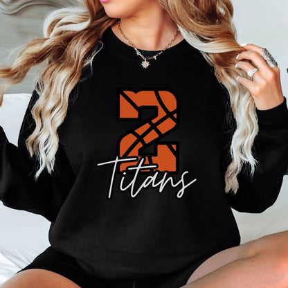 Basketball Number Sweatshirt, Personalized Basketball Mom, Basketball Team Gift