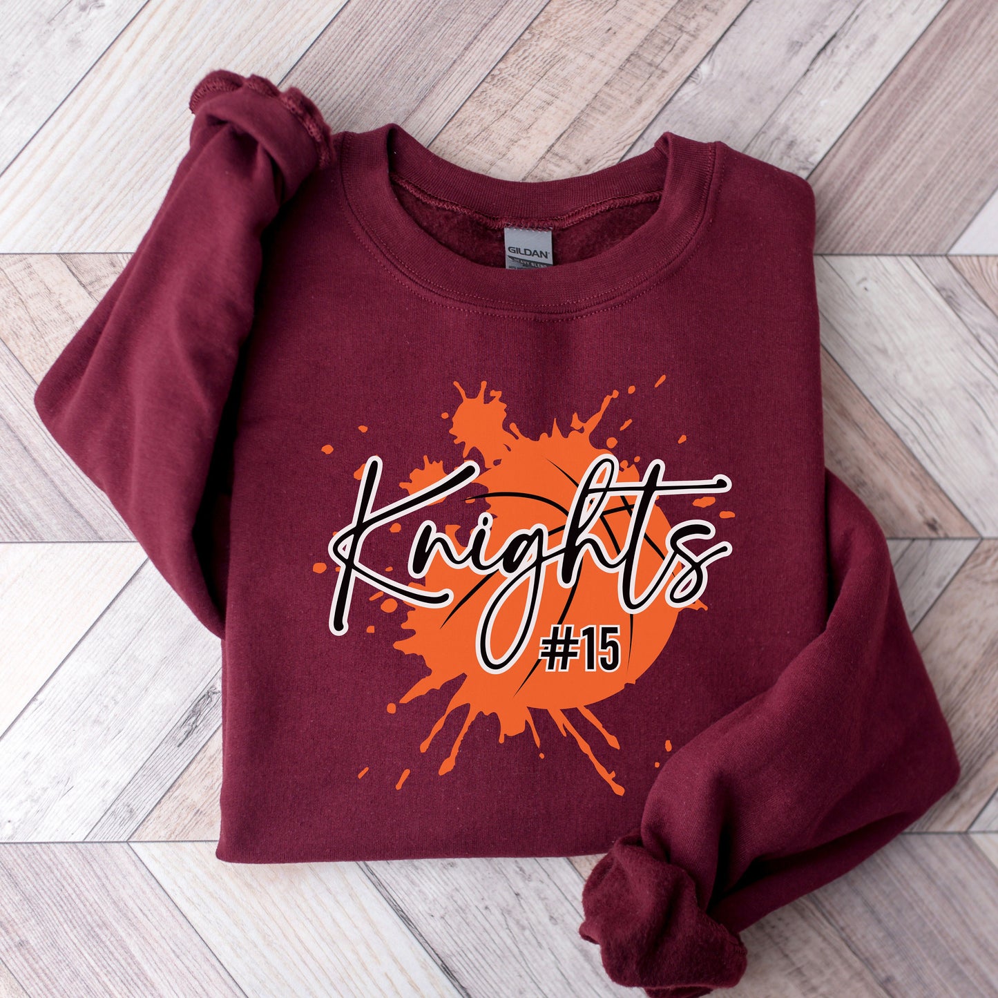 Basketball Number Sweatshirt, Personalized Basketball Mom Shirt, Basketball Team Gift