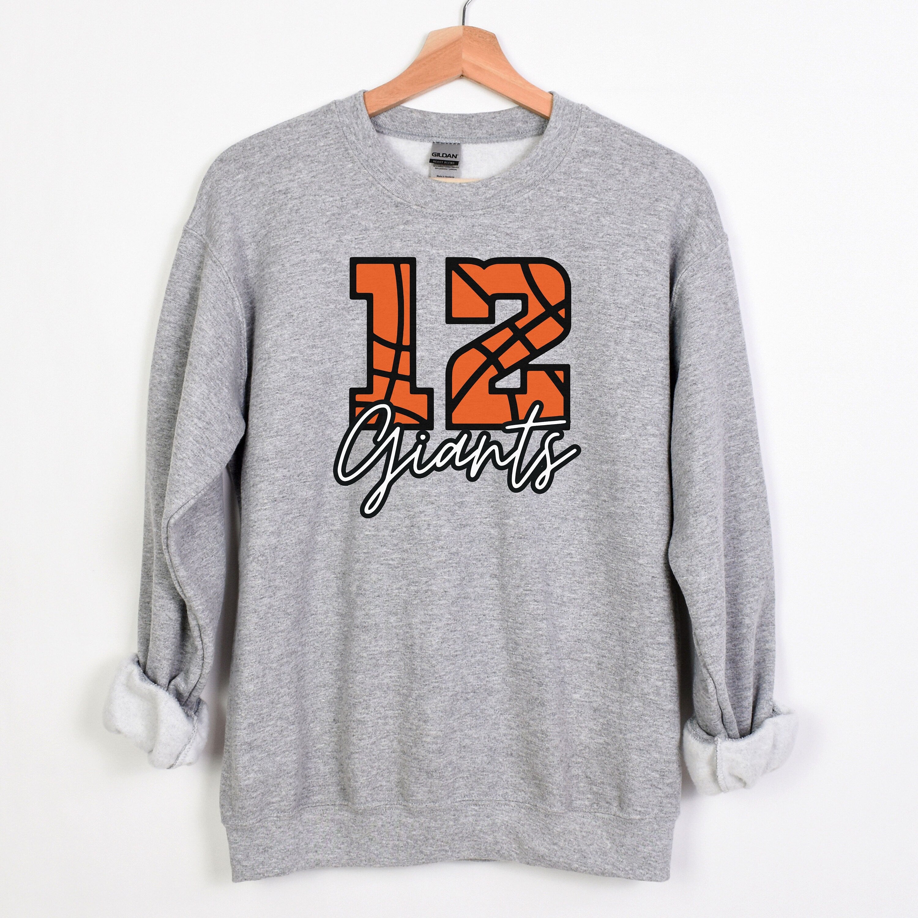 Basketball Number Sweatshirt, Personalized Basketball Mom, Basketball Team Gift