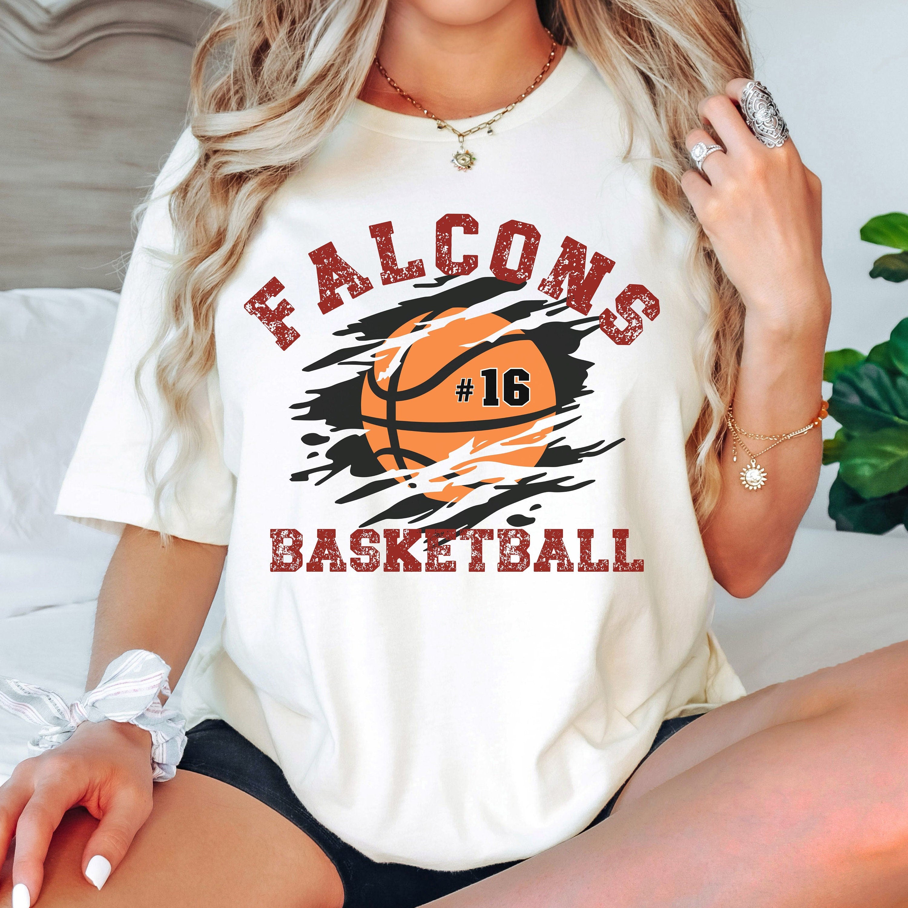 Personalized Basketball Mom Shirt, Basketball Fan, Basketball Number Shirt, Basketball Team Shirt