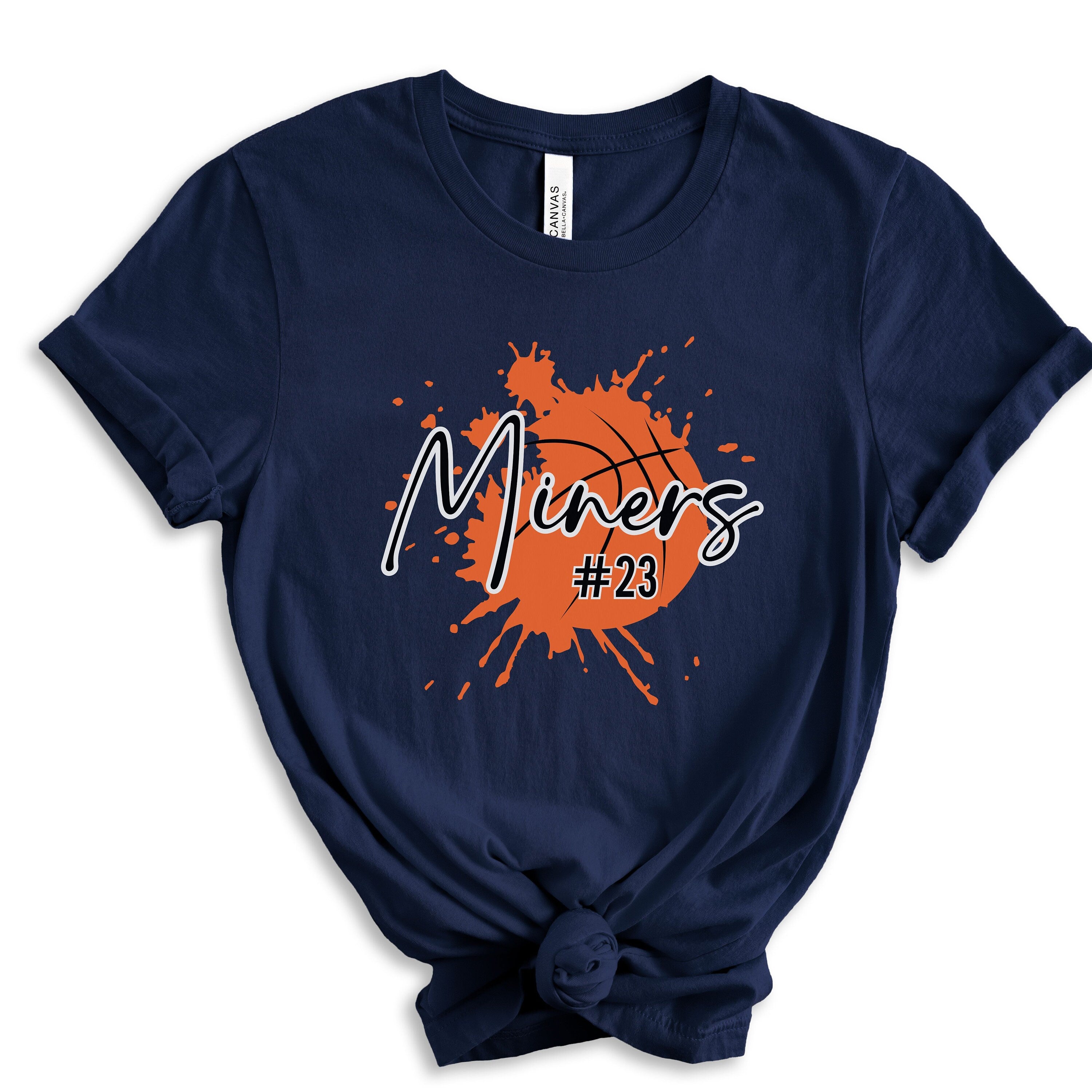 Personalized Basketball Mom Shirt, Basketball Fan Shirt, Basketball Number Shirt