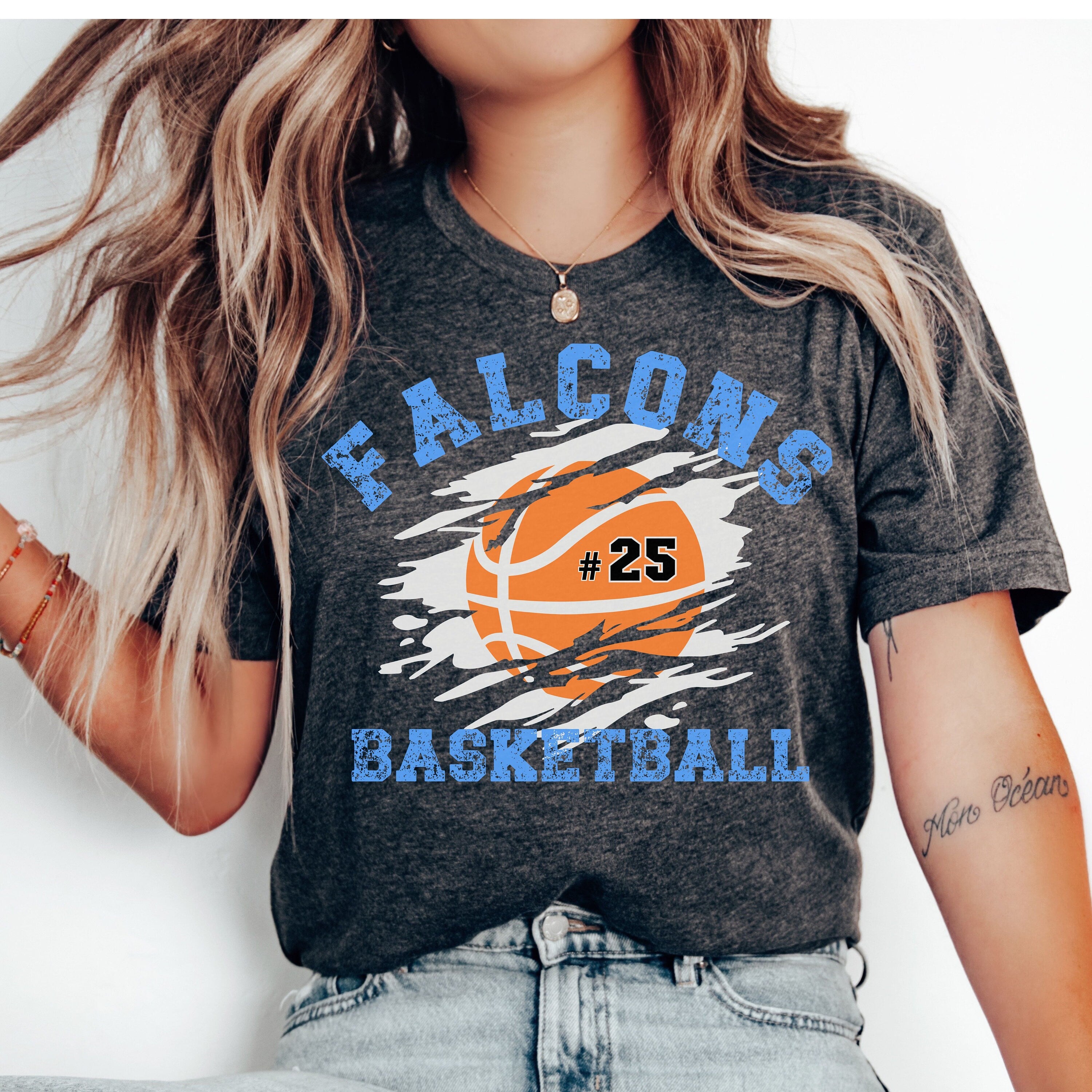 Personalized Basketball Mom Shirt, Basketball Fan, Basketball Number Shirt, Basketball Team Shirt