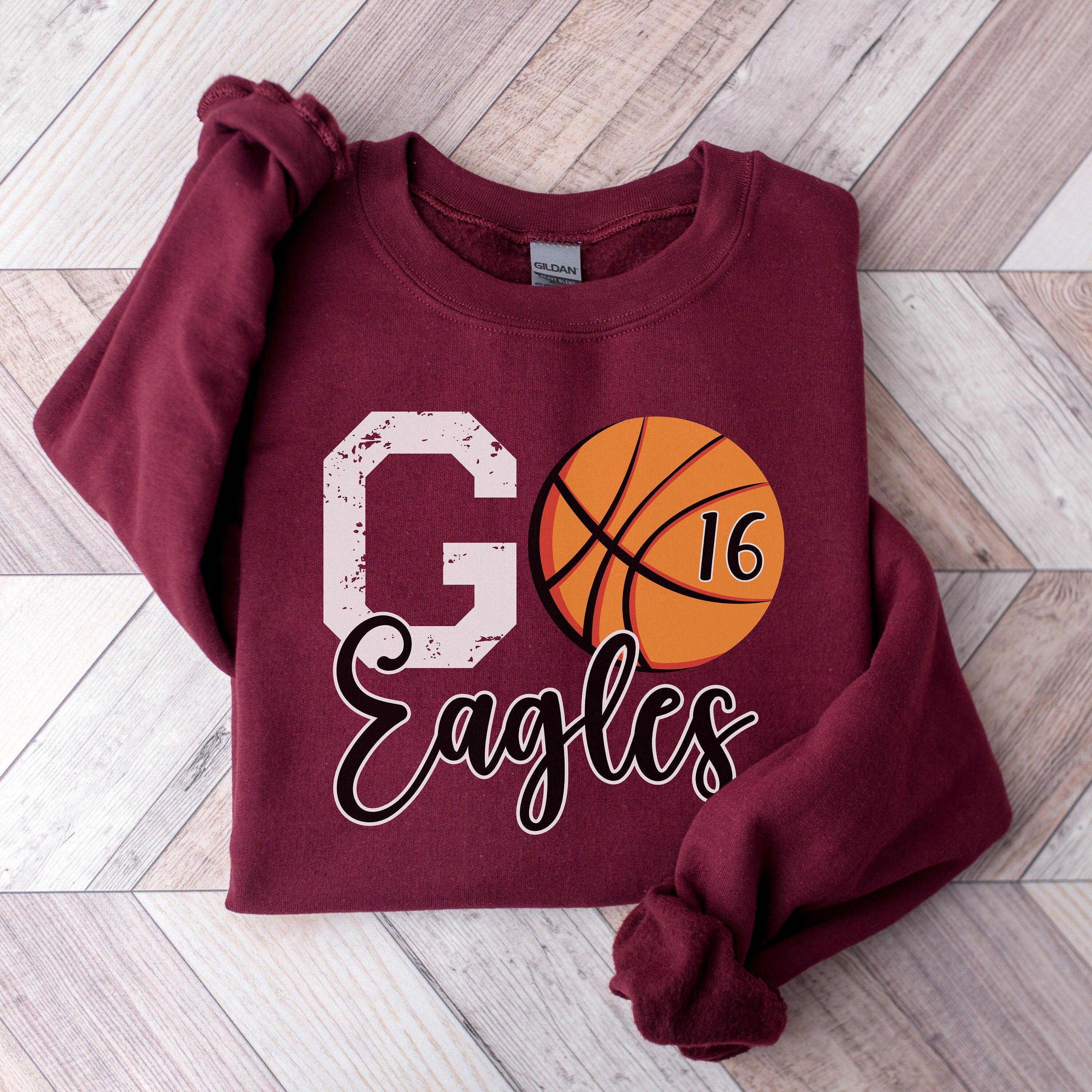 Custom Basketball Sweatshirt, Personalized Basketball Mom Crewneck, Basketball Shirt