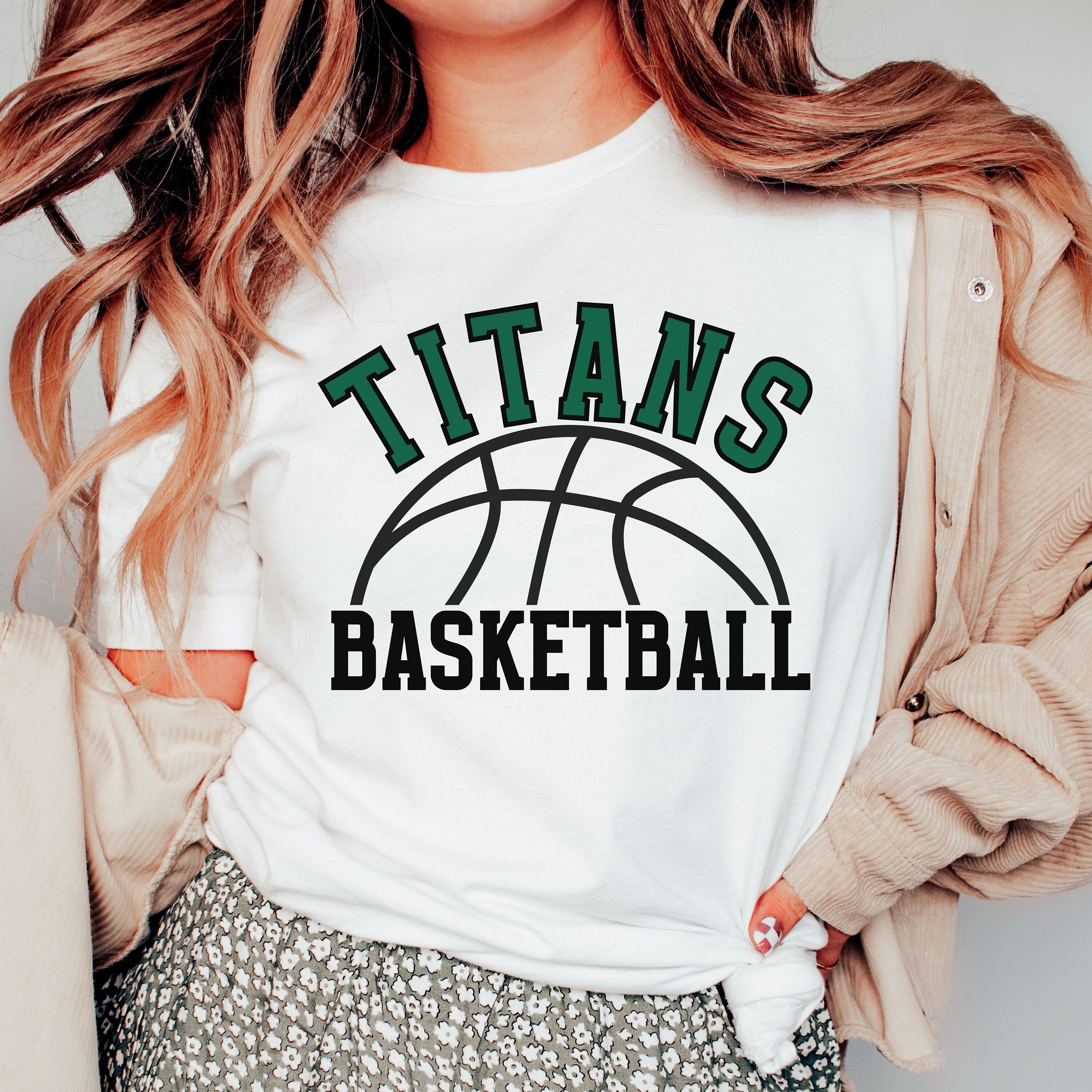 Custom Basketball TShirt, Personalized Basketball Mom Shirt, Basketball Name Shirt