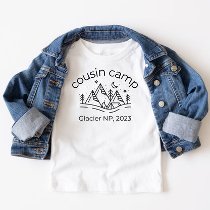 Custom Cousin Camp Shirts, Cousin Camping Crew Shirt, Family Reunion Shirt