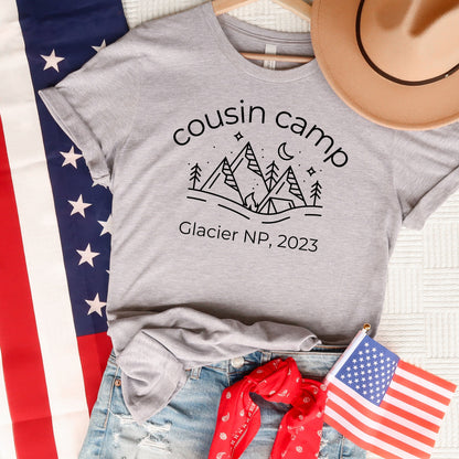 Custom Cousin Camp Shirts, Cousin Camping Crew Shirt, Family Reunion Shirt