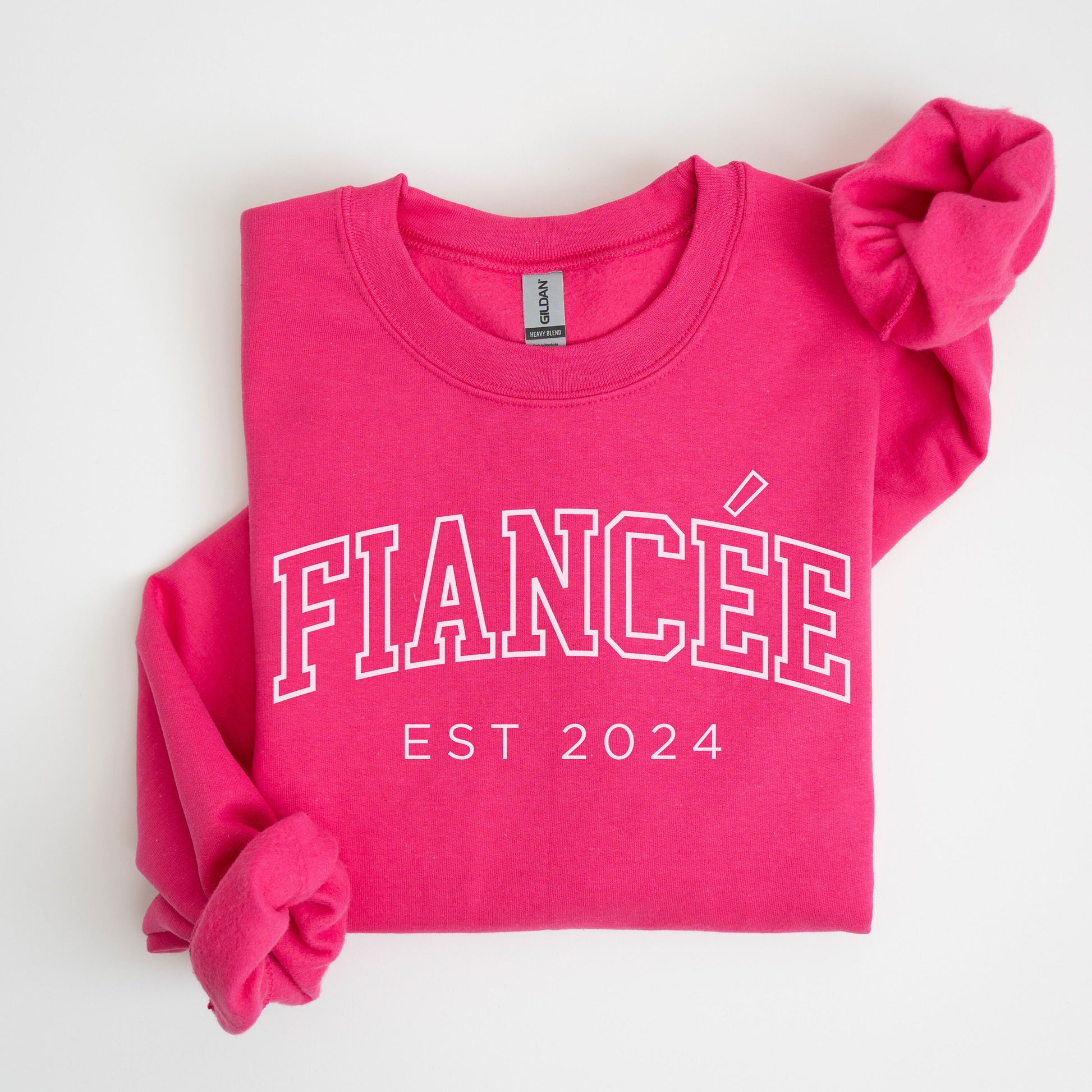 Fiancee Est 2024 Sweatshirt, Engagement Gift, Future Mrs Sweatshirt, Bridal Shower Gift