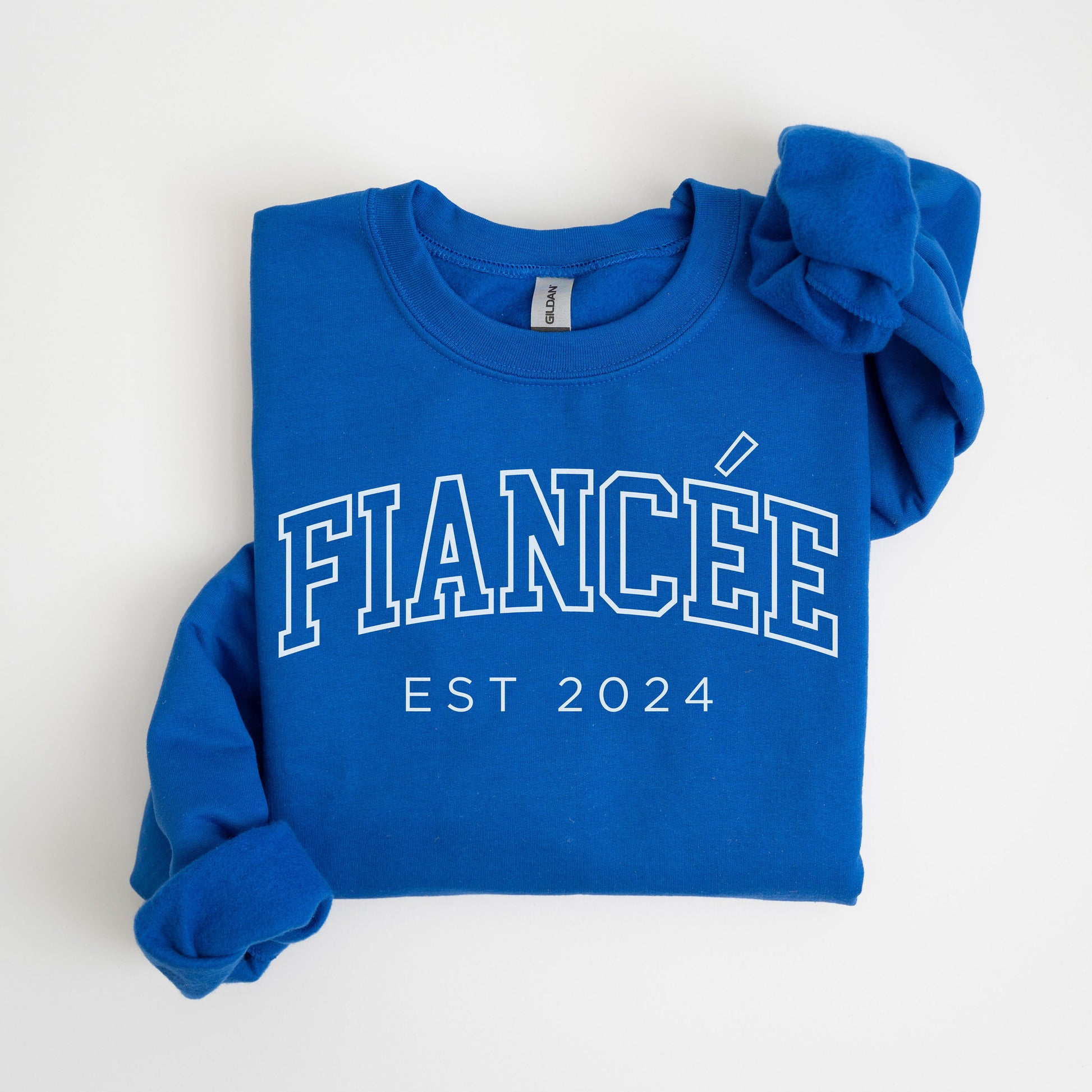 Fiancee Est 2024 Sweatshirt, Engagement Gift, Future Mrs Sweatshirt, Bridal Shower Gift