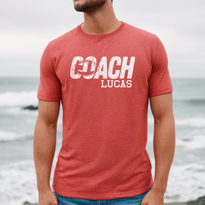 Custom Football Coach Shirt, Coaches gift football, Personalized Football coach gift