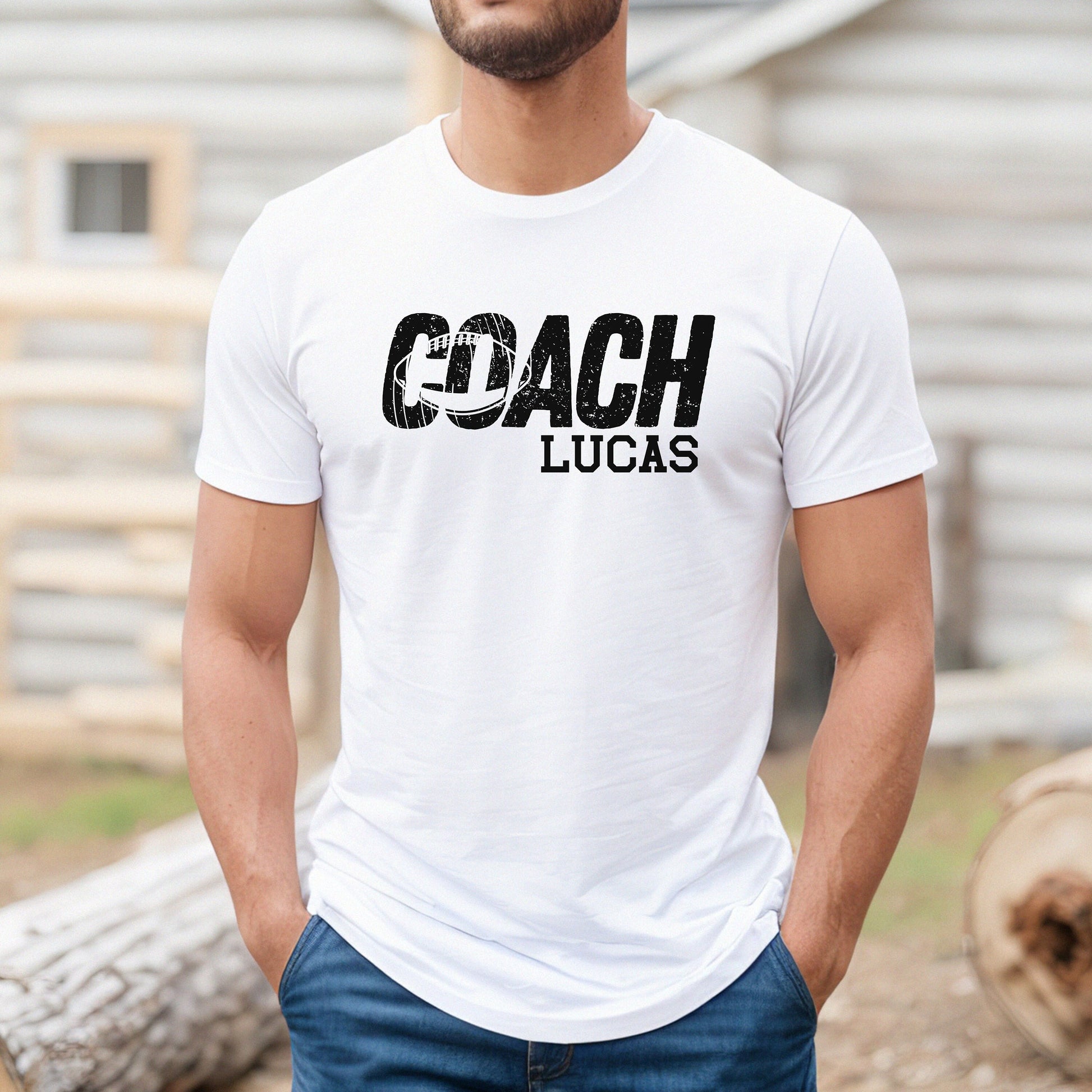 Custom Football Coach Shirt, Coaches gift football, Personalized Football coach gift