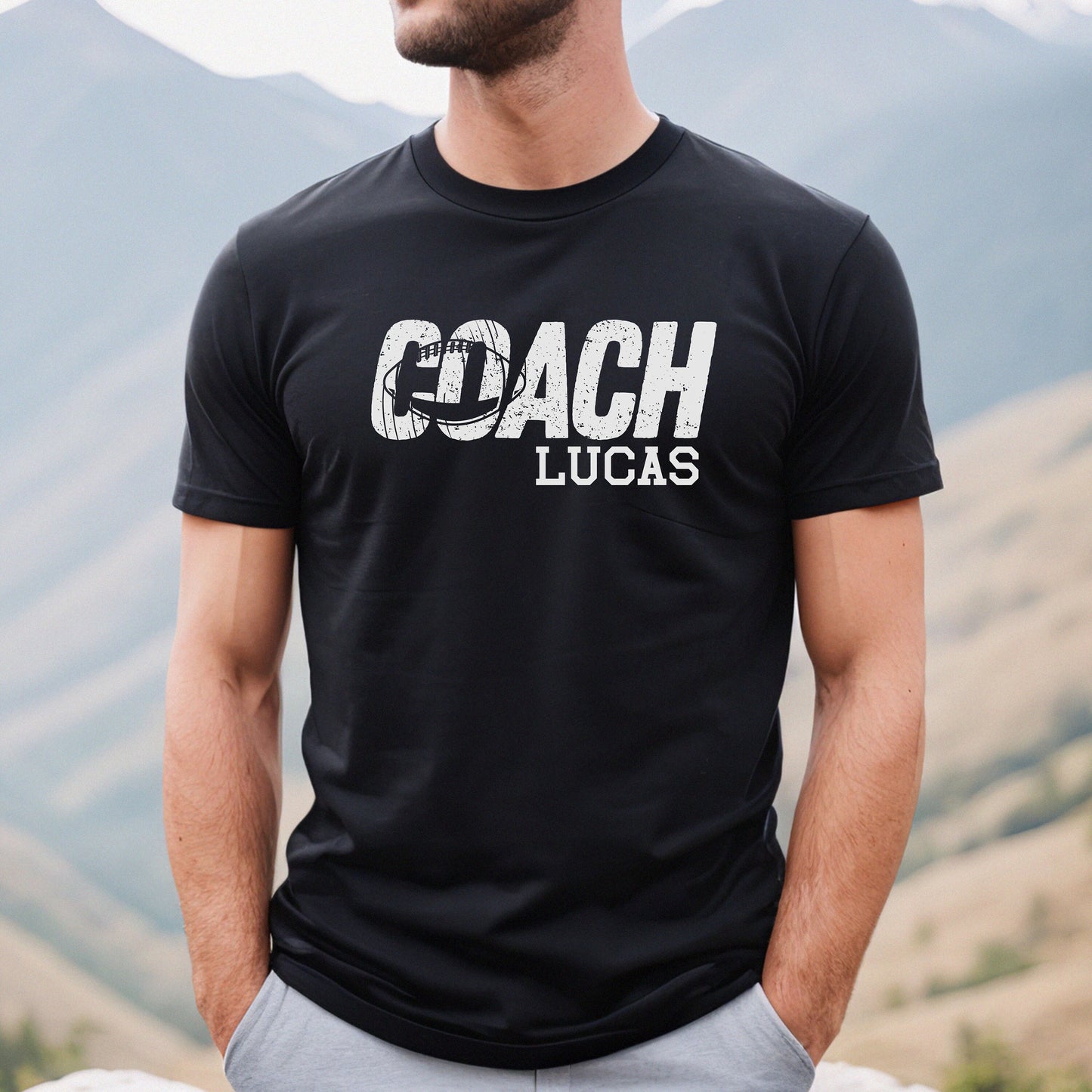 Custom Football Coach Shirt, Coaches gift football, Personalized Football coach gift