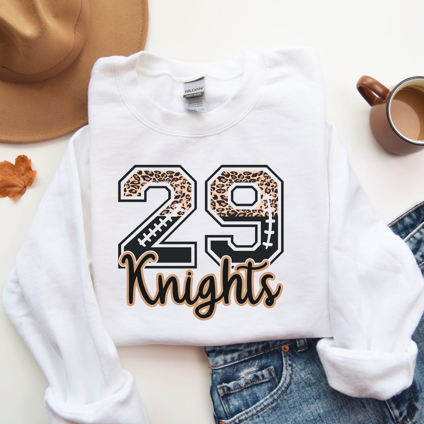 Custom Football Number Sweatshirt, Personalized Football Mom Crewneck