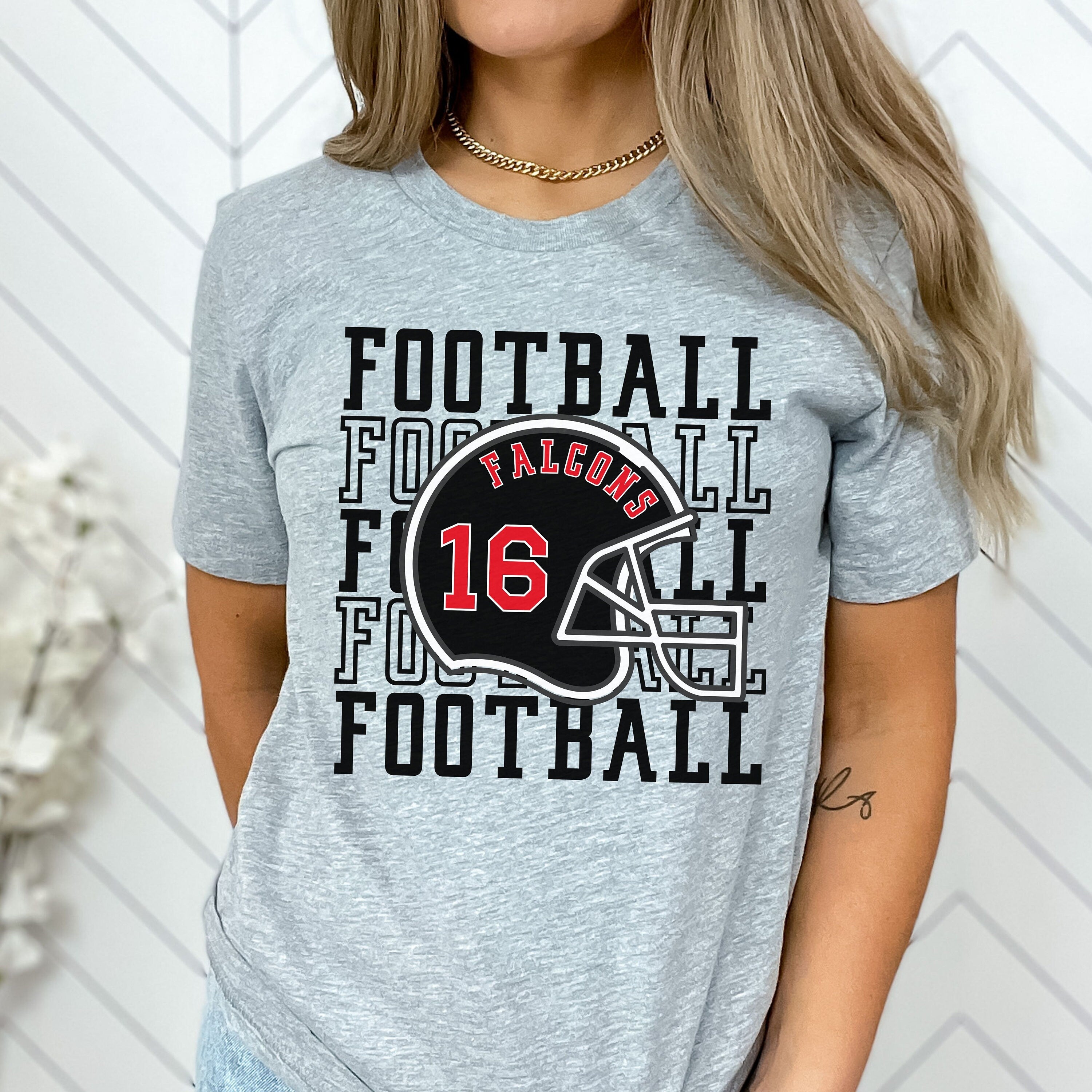 Personalized Football Mom Shirt, Football Fan Shirt, Football Number Sweatshirt