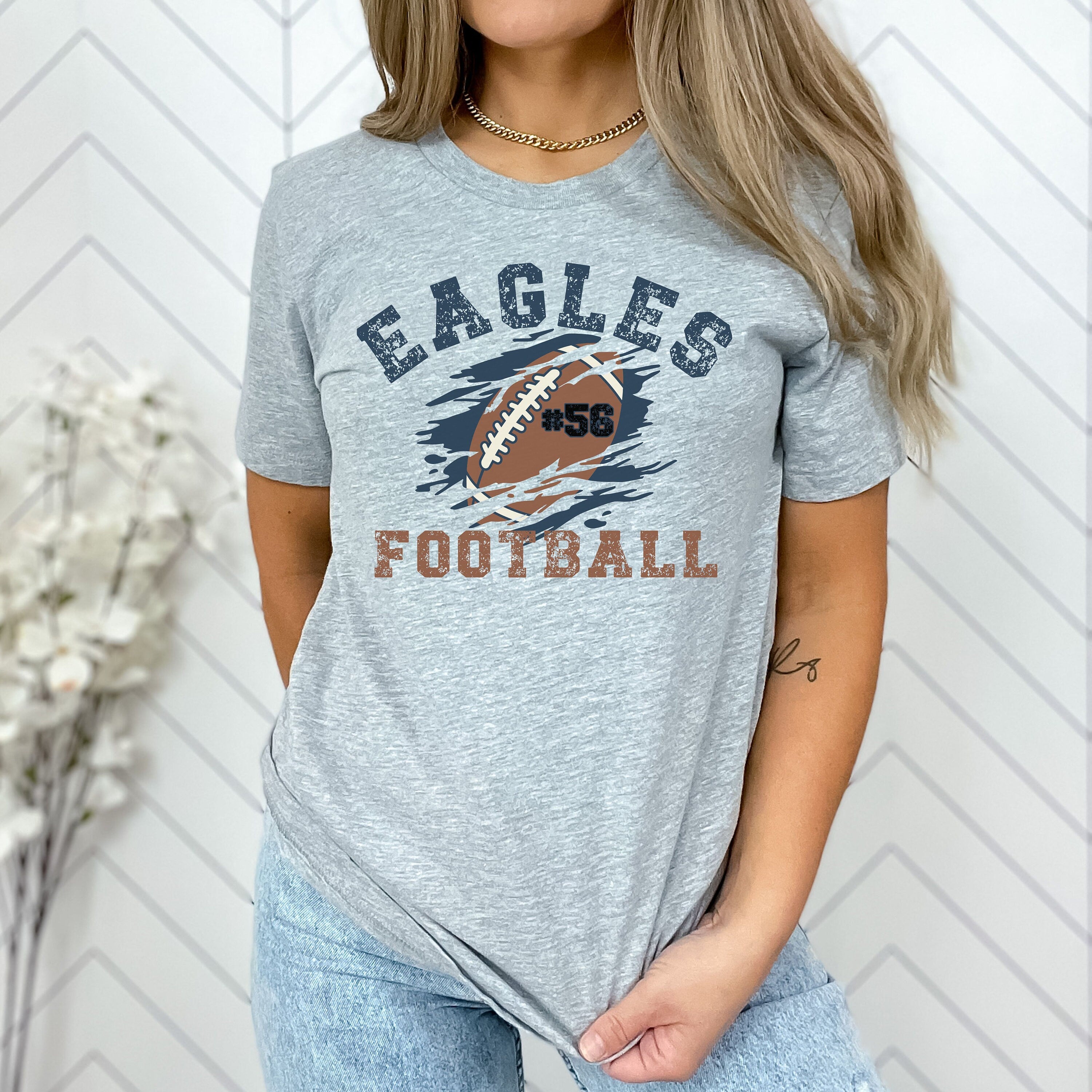 Football Shirt, Personalized Football Mom Shirt, Football Fan Shirt