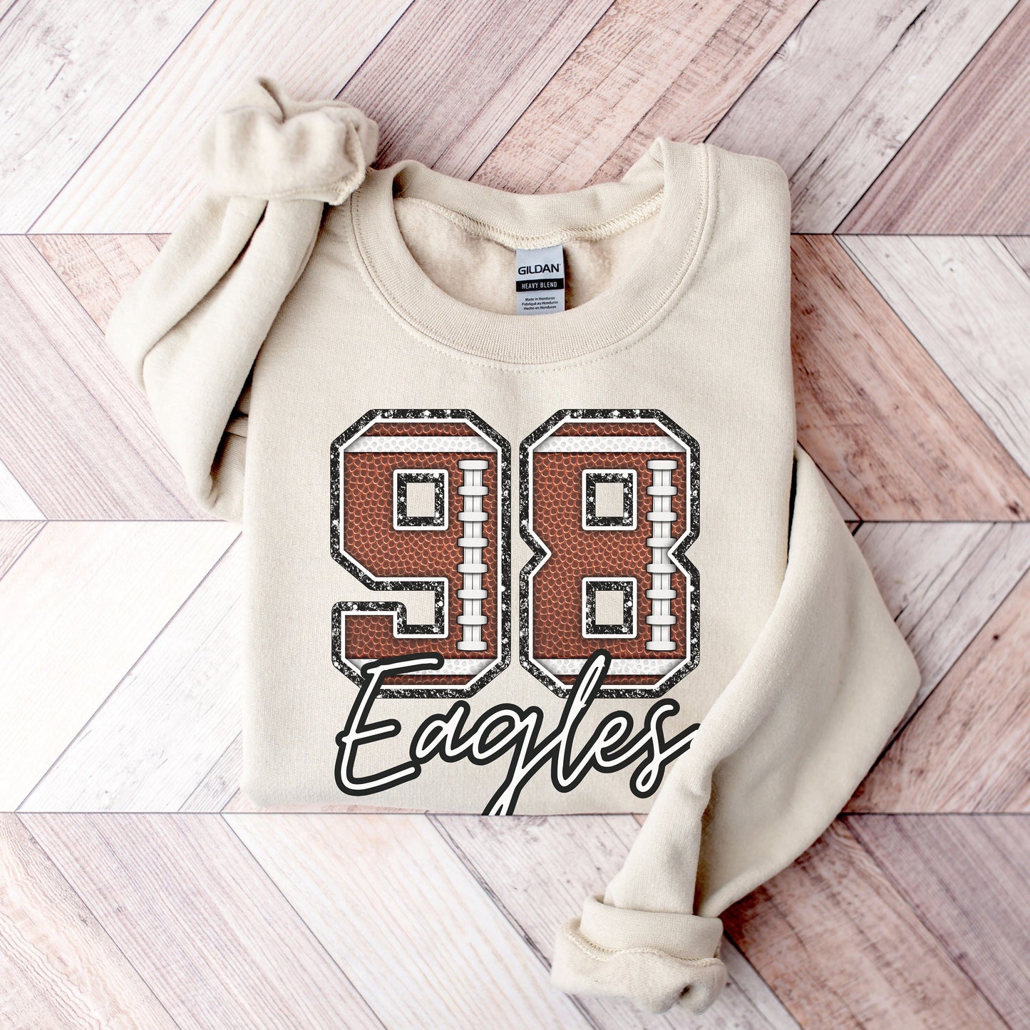 Custom Football Sweatshirt, Personalized Football Mom Sweater, Football Fan Pullover