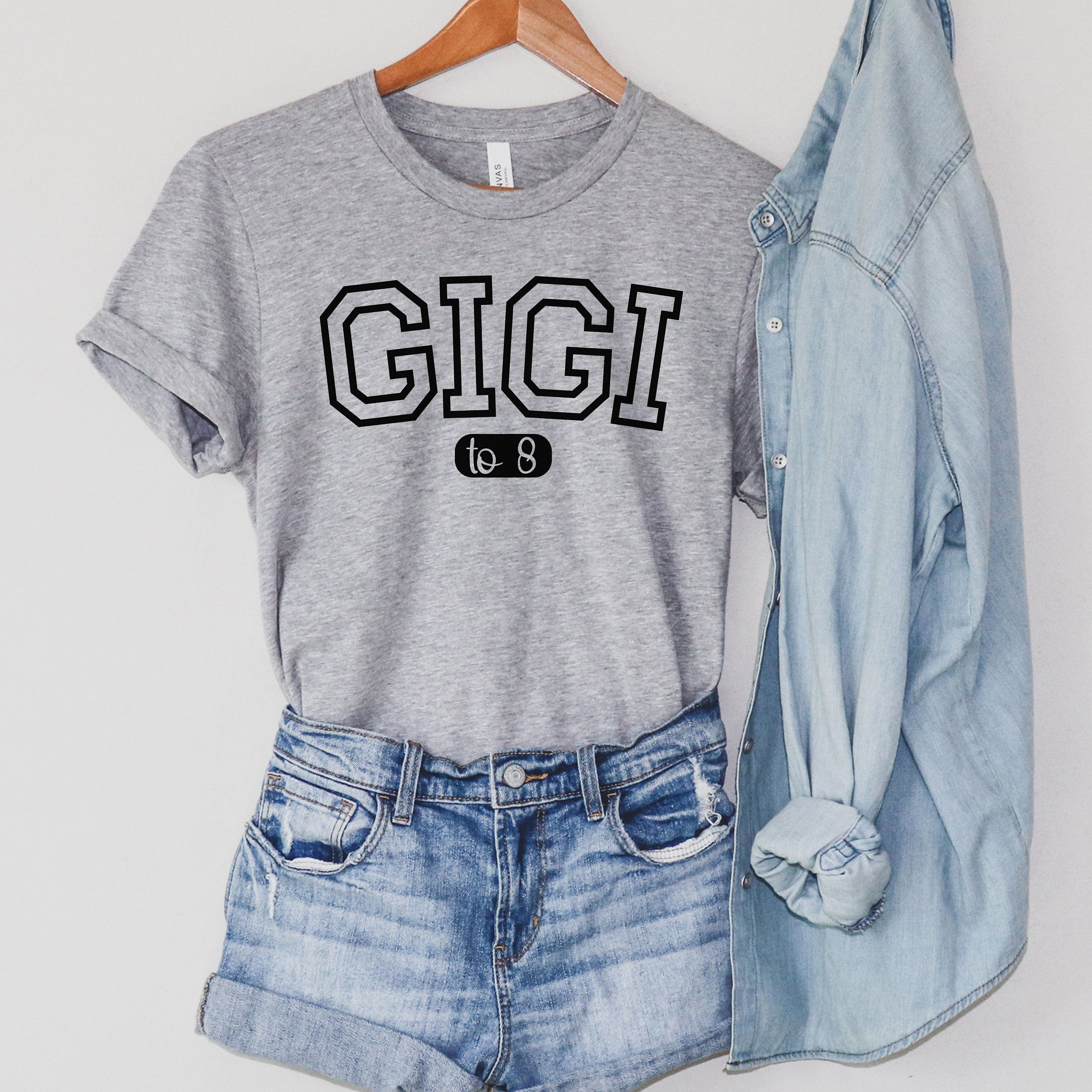 Custom Gigi Shirt, Gigi Shirt Personalized, Mothers day Gift, New Gigi gift